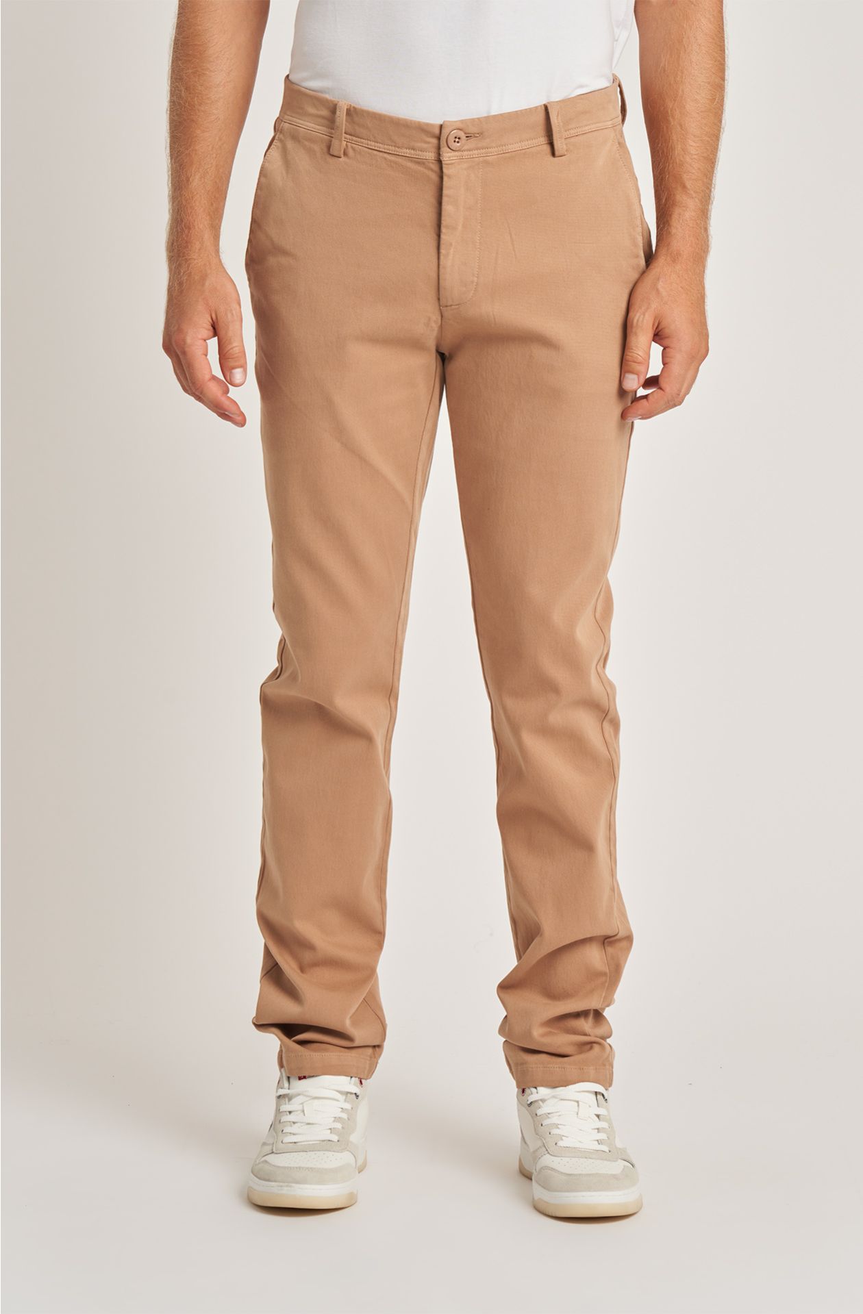 Classic men's trousers in cotton blend