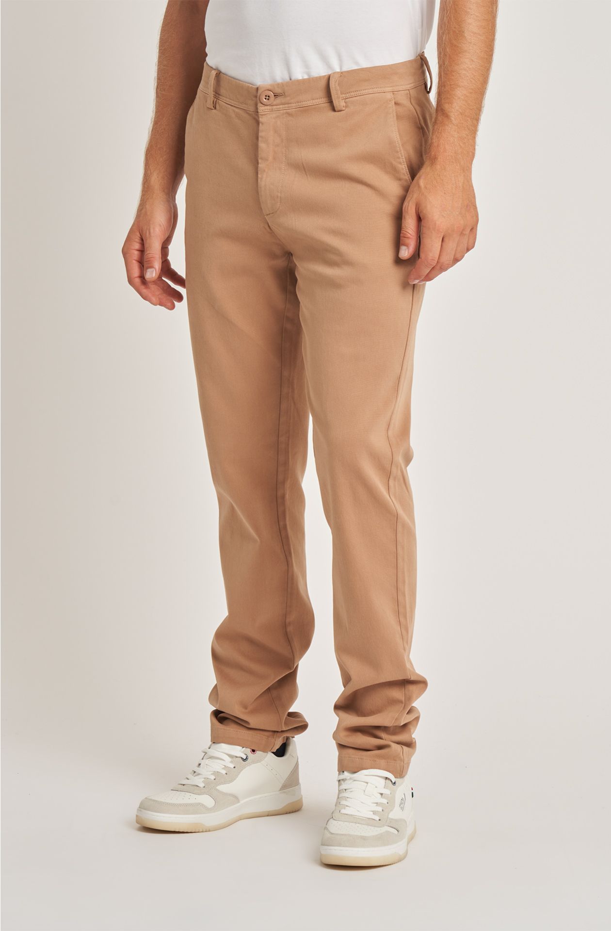 Classic men's trousers in cotton blend