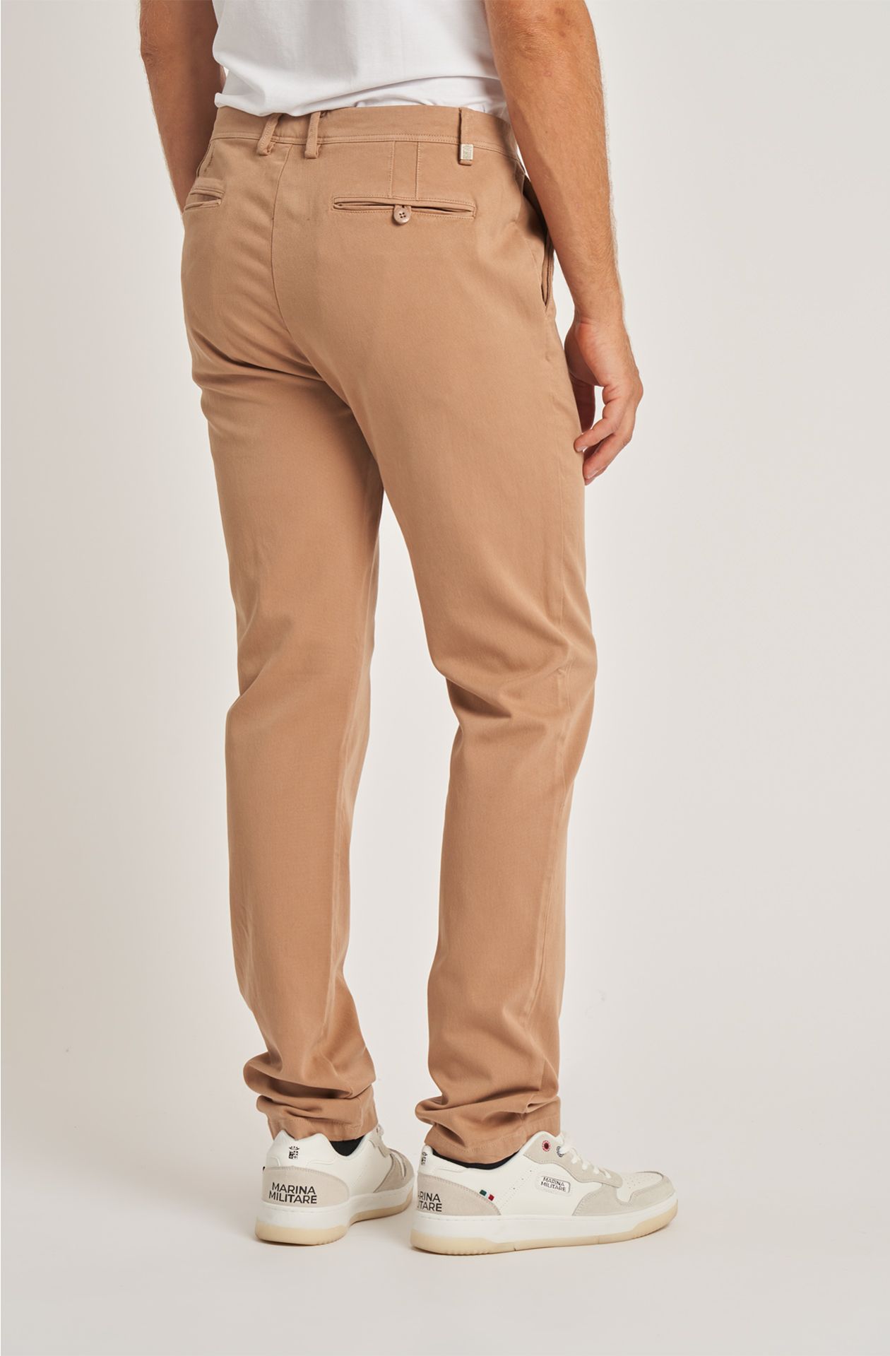 Classic men's trousers in cotton blend