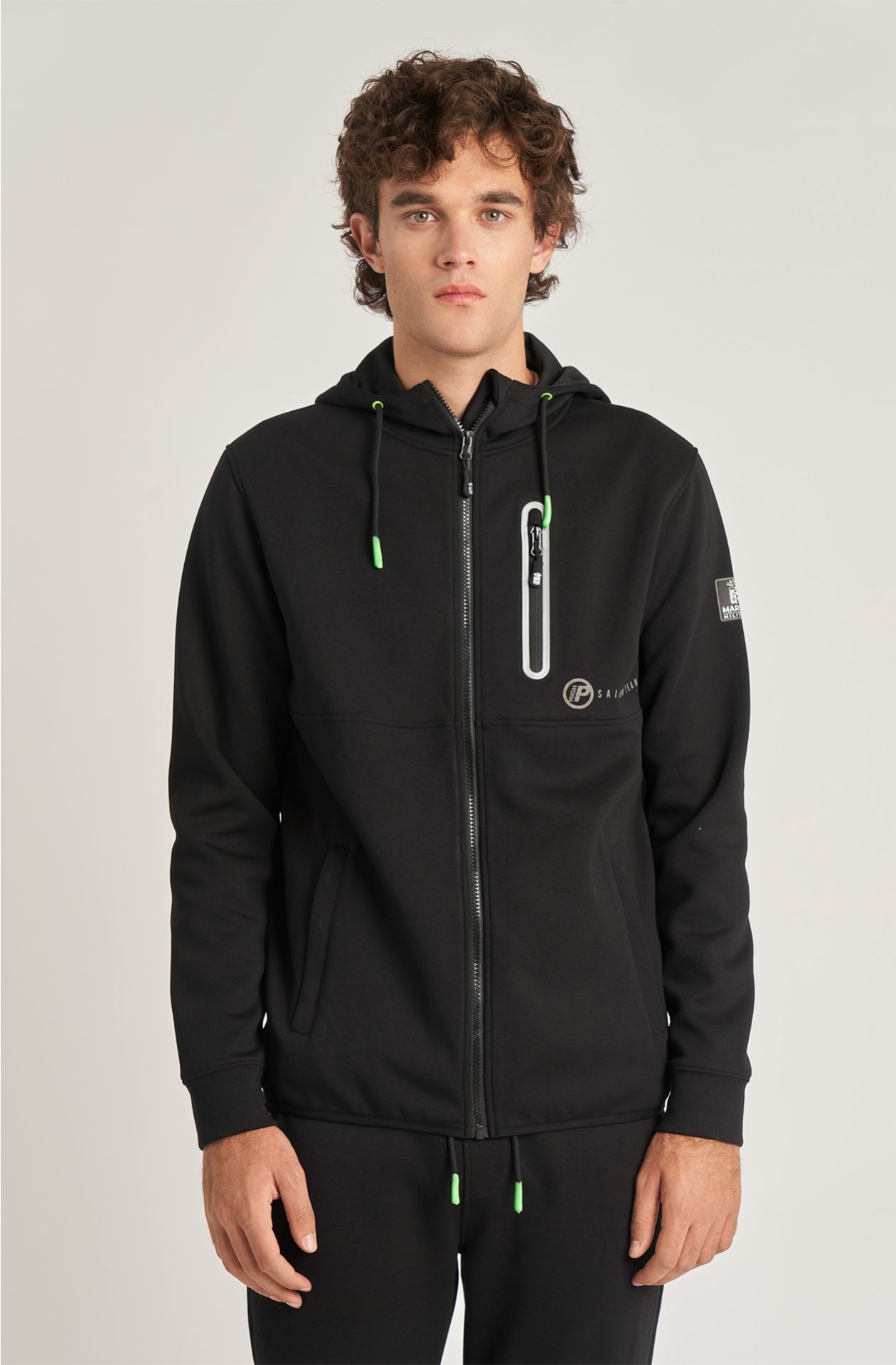 Sailing Team men's sweatshirt in cotton blend with zip