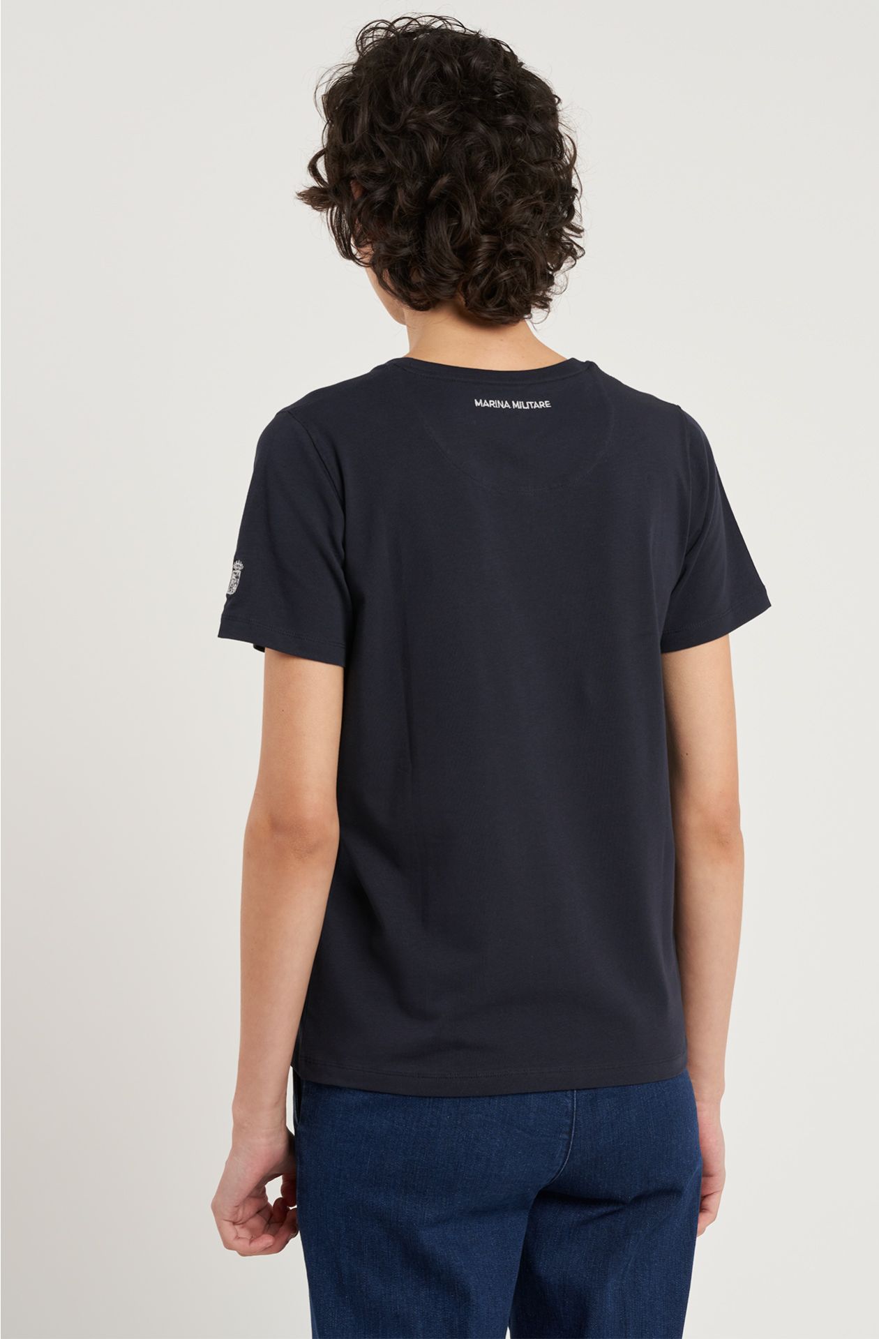 T-shirt da donna Essentials in cotone elasticizzato
