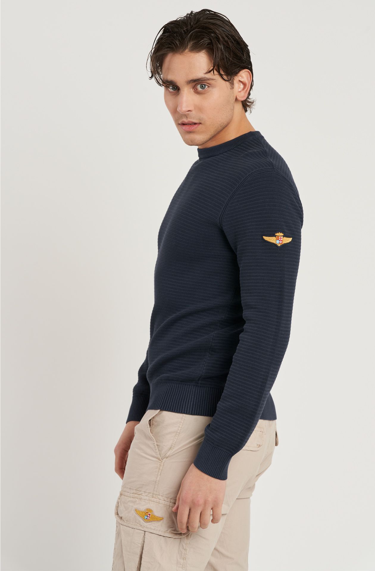 Maglia da uomo Aviazione Navale in cotone