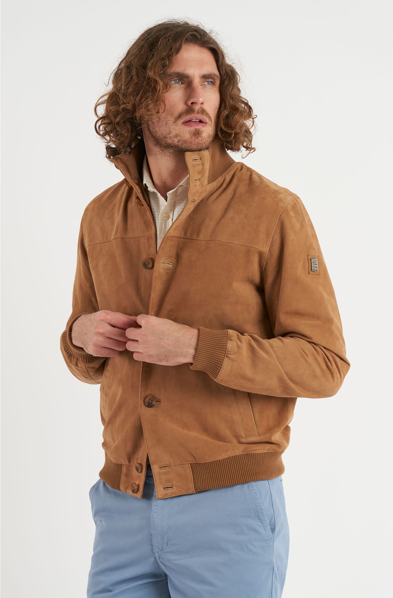 Giubbotto uomo camoscio