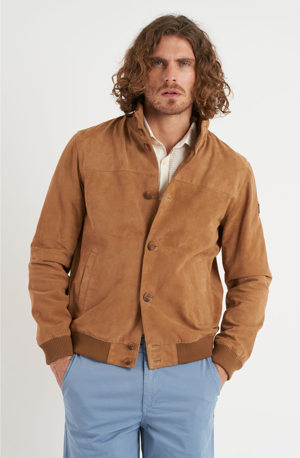 Giubbotto uomo camoscio