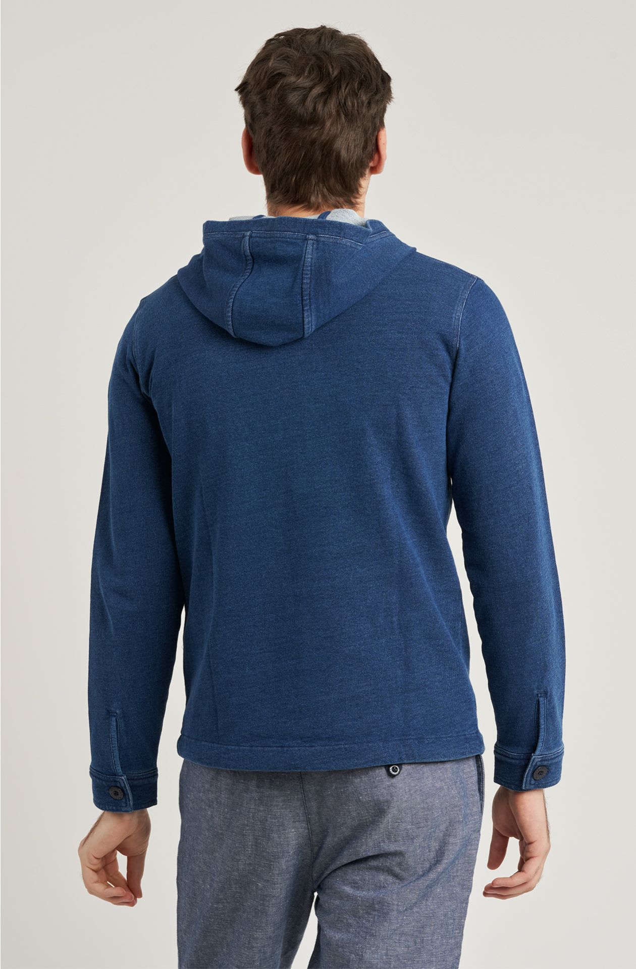 Indigo Cotton Men's Sweatshirt