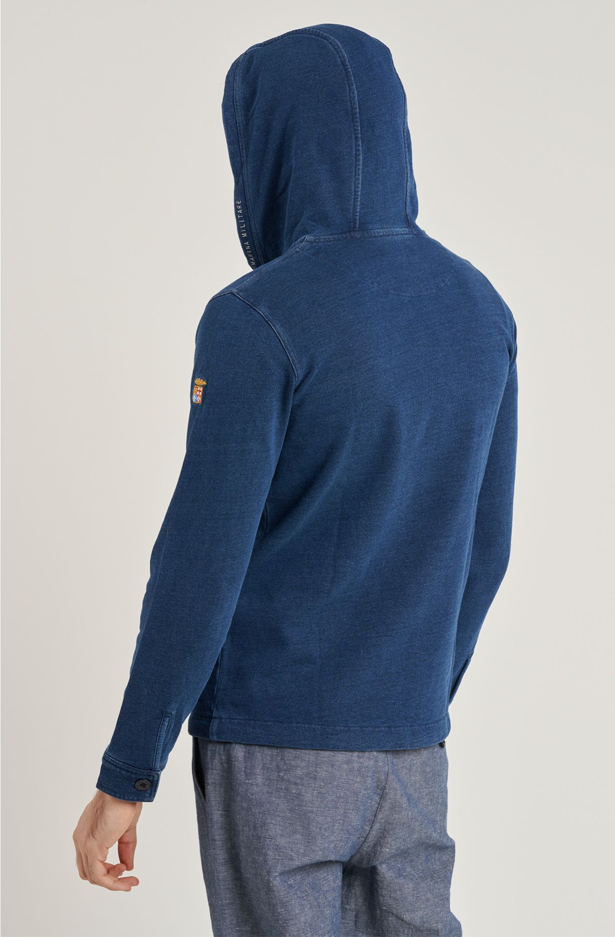 Indigo Cotton Men's Sweatshirt