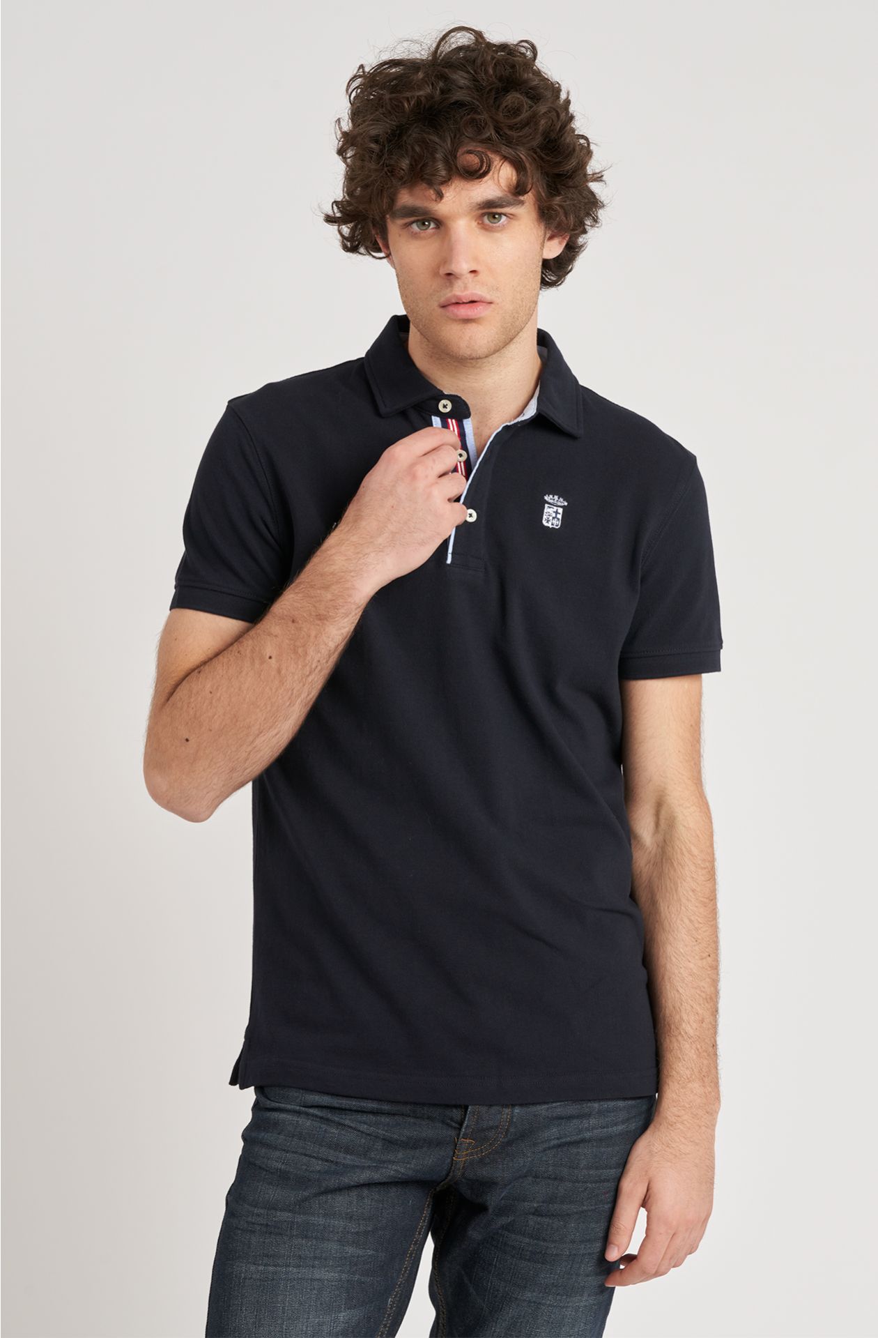 Polo da uomo in cotone piquet