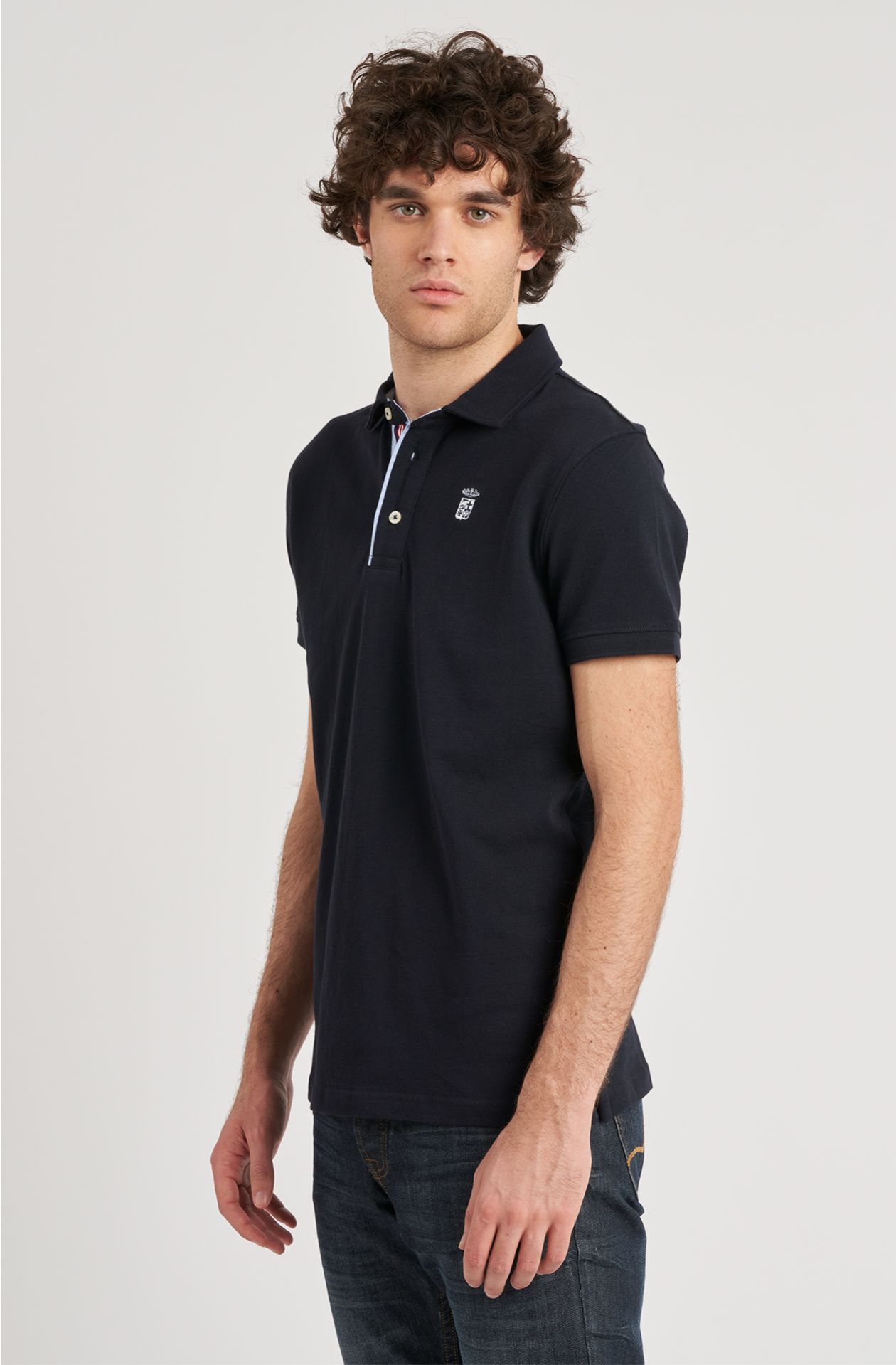 Polo da uomo in cotone piquet