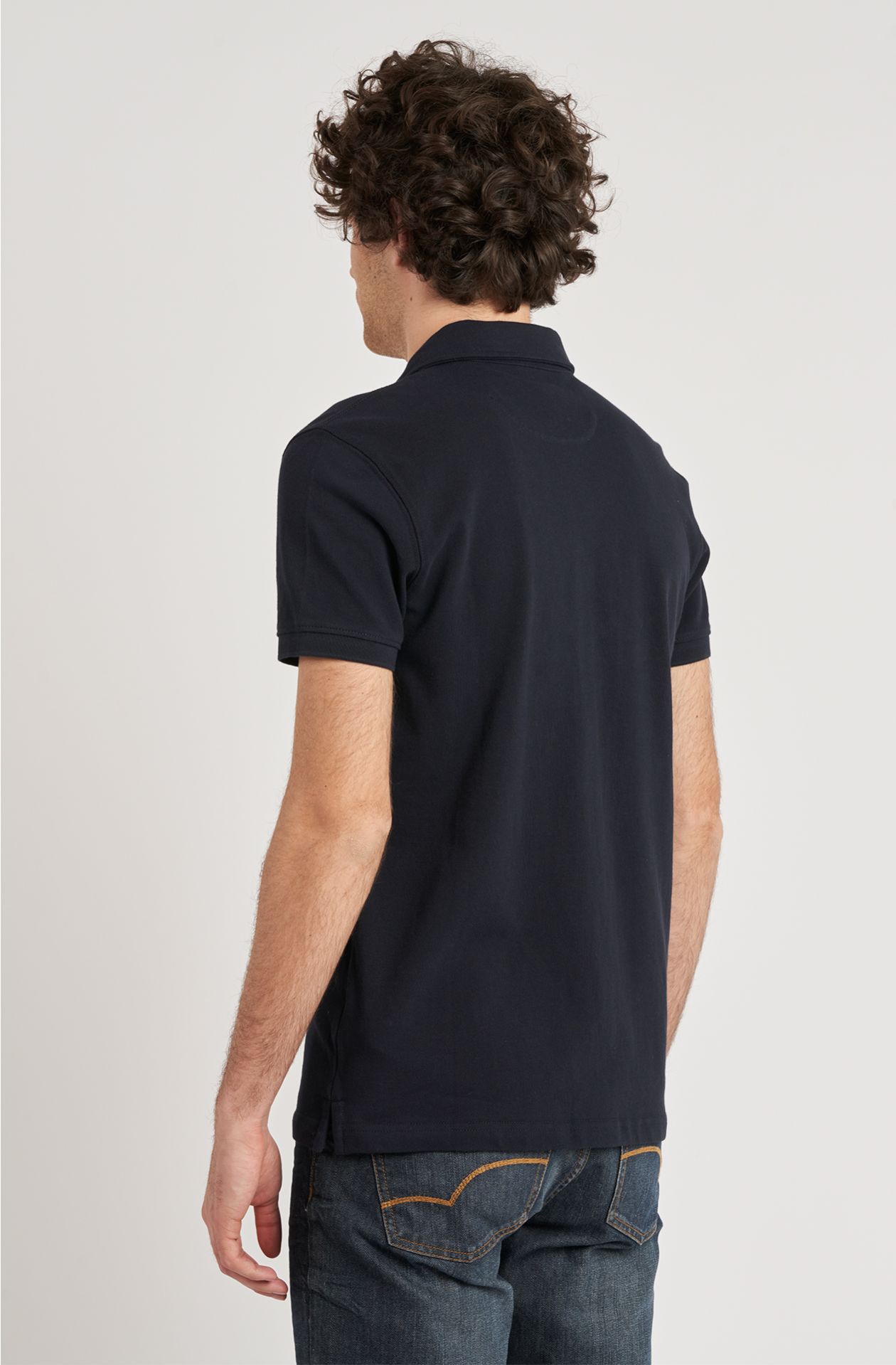 Polo da uomo in cotone piquet