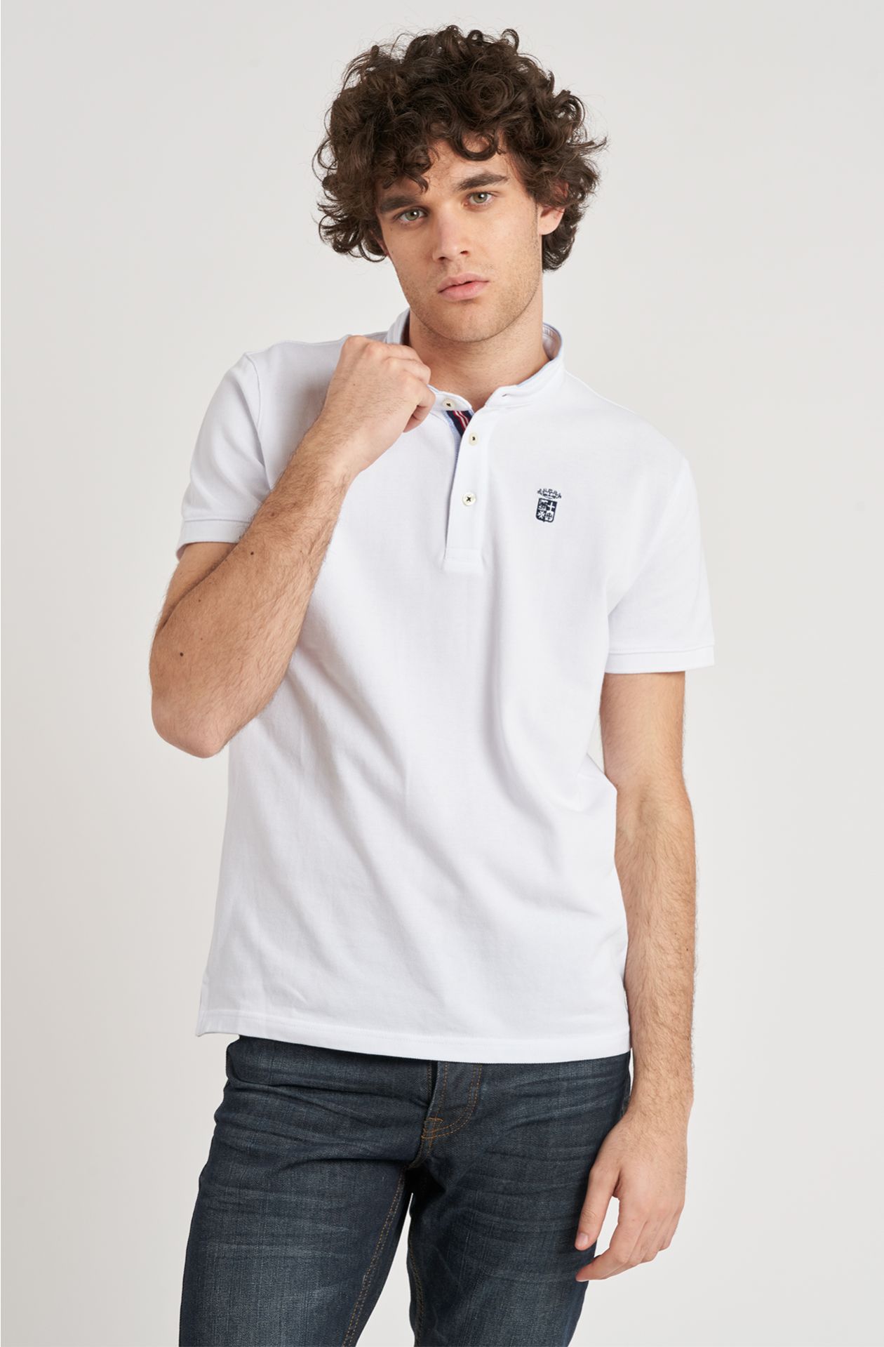 Polo da uomo in cotone piquet
