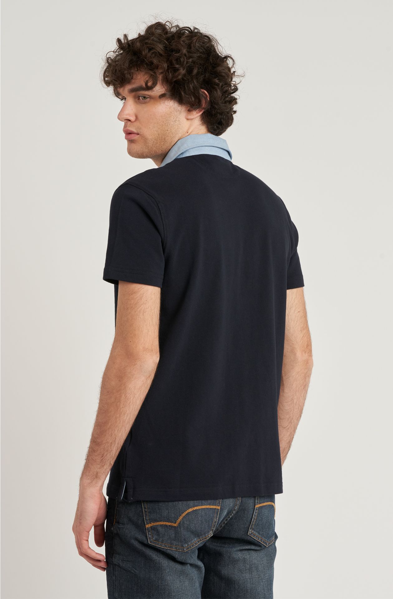 Polo da uomo in cotone piquet