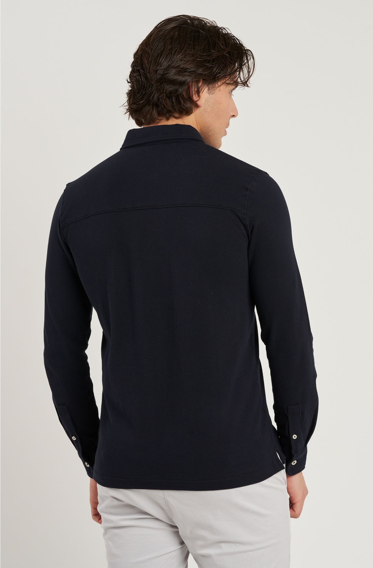 Polo da uomo in cotone piquet