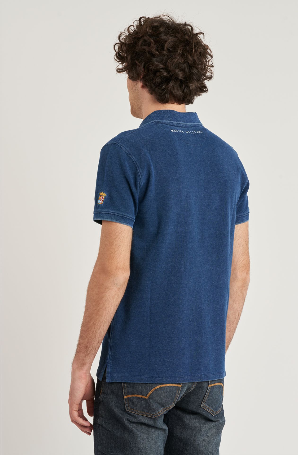 Polo da uomo in cotone piquet