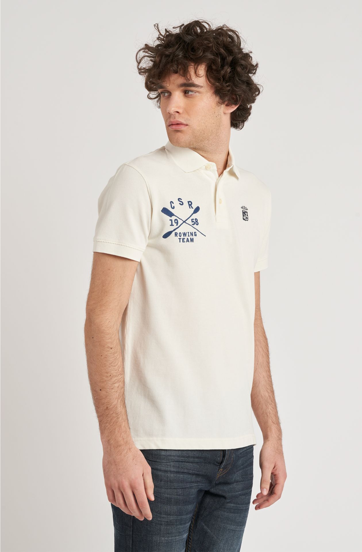 Polo da uomo Rowing Team in piquet