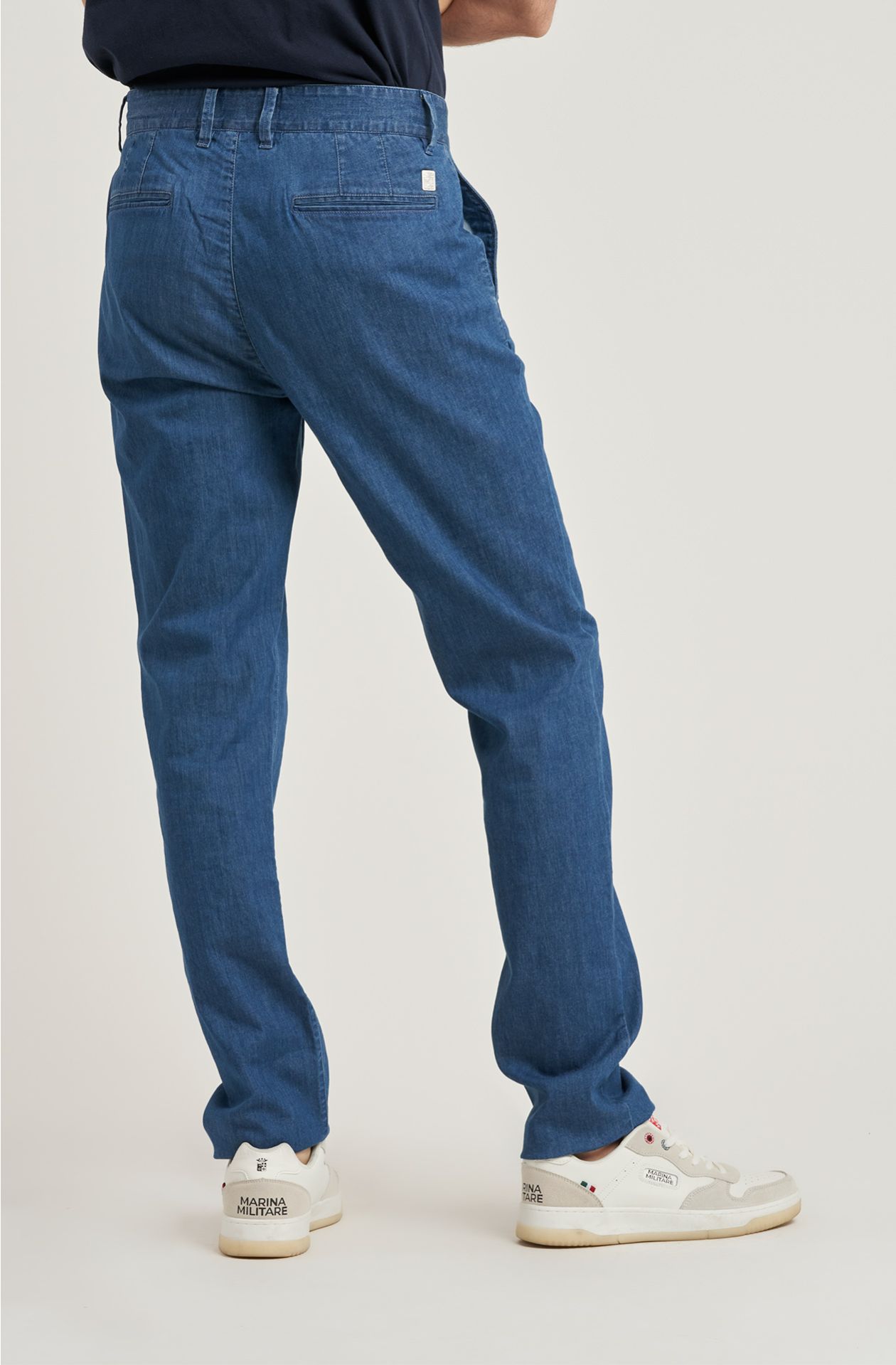 Pantalone da uomo in cotone stone washed