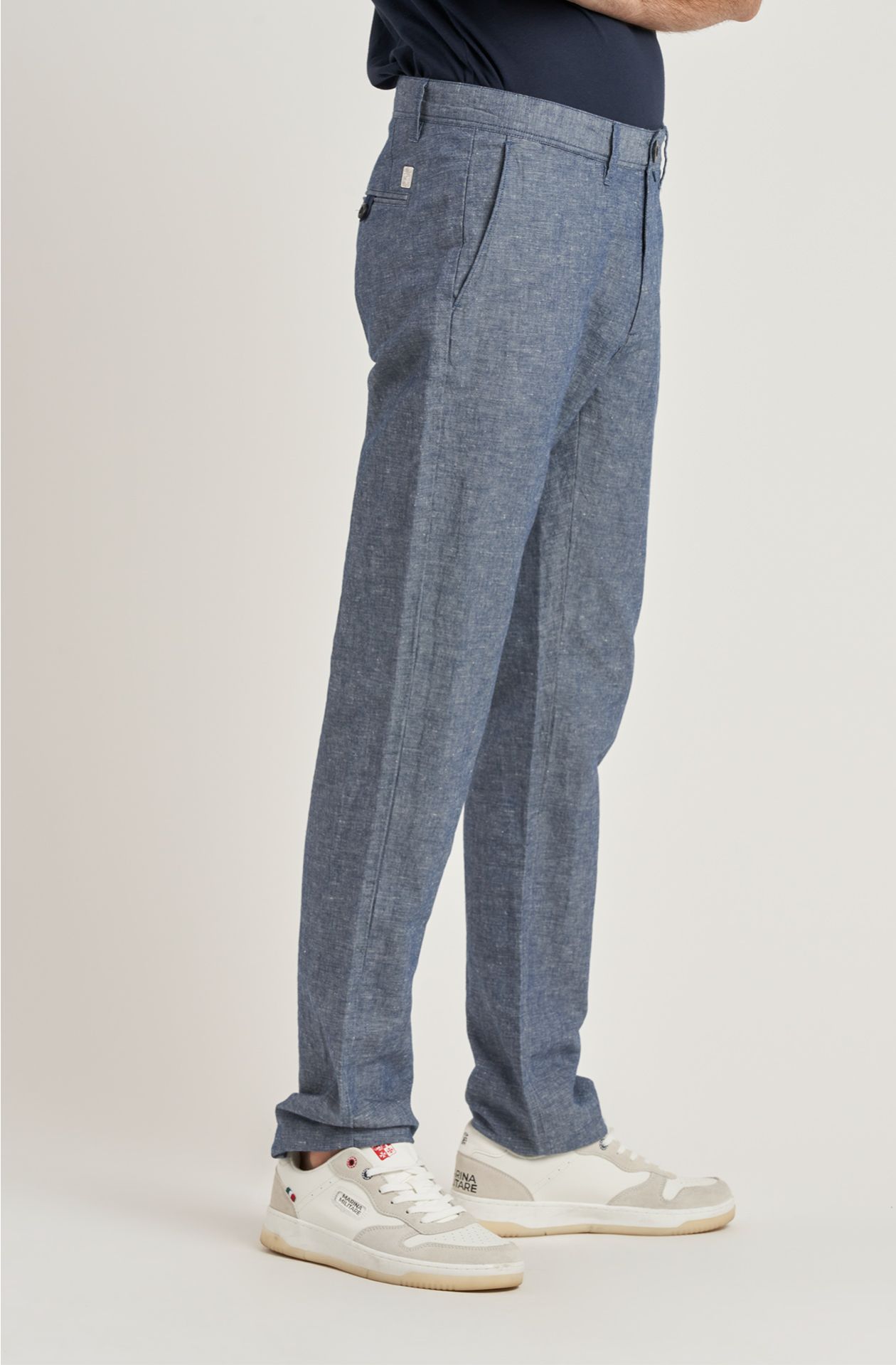 Pantaloni da uomo in chambray