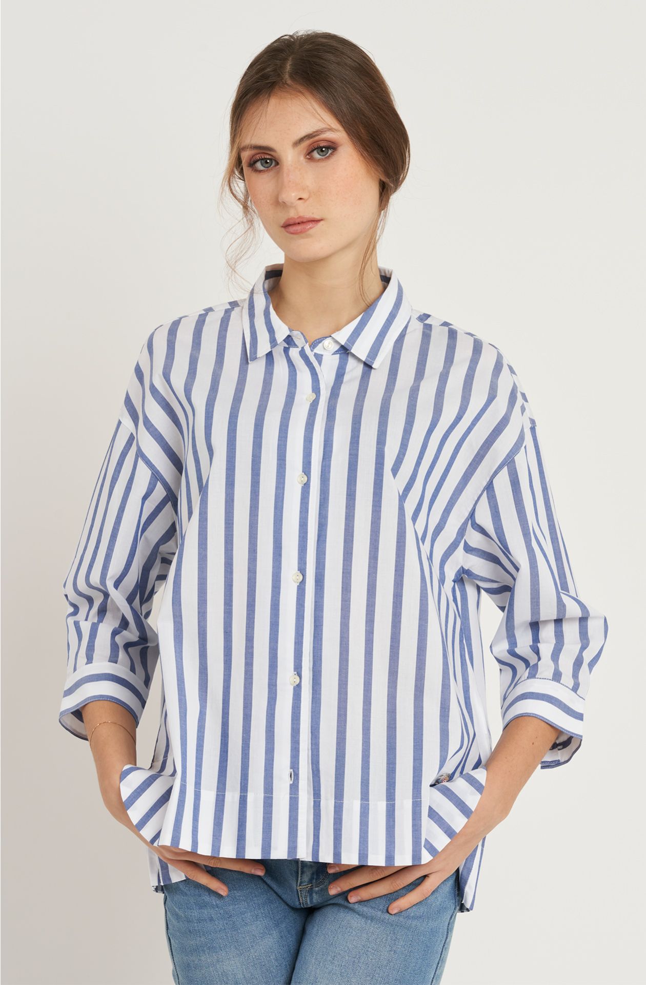 Camicia da donna in cotone