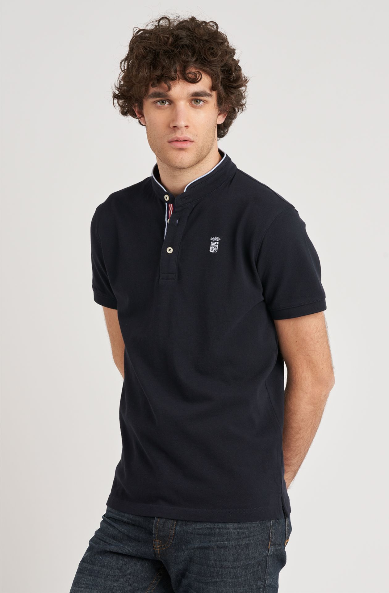 Polo da uomo in cotone piquet