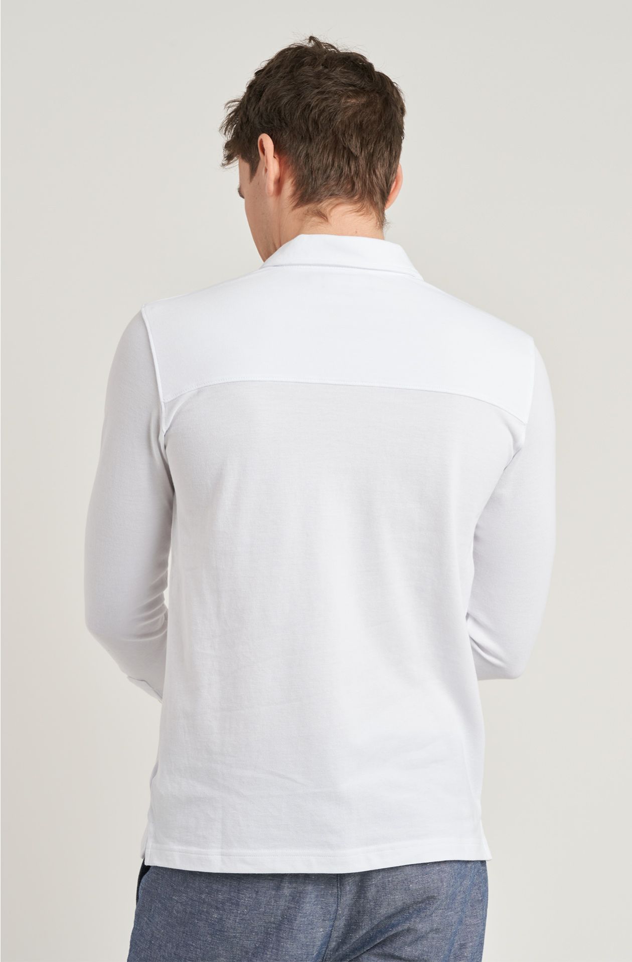 Polo da uomo in cotone piquet