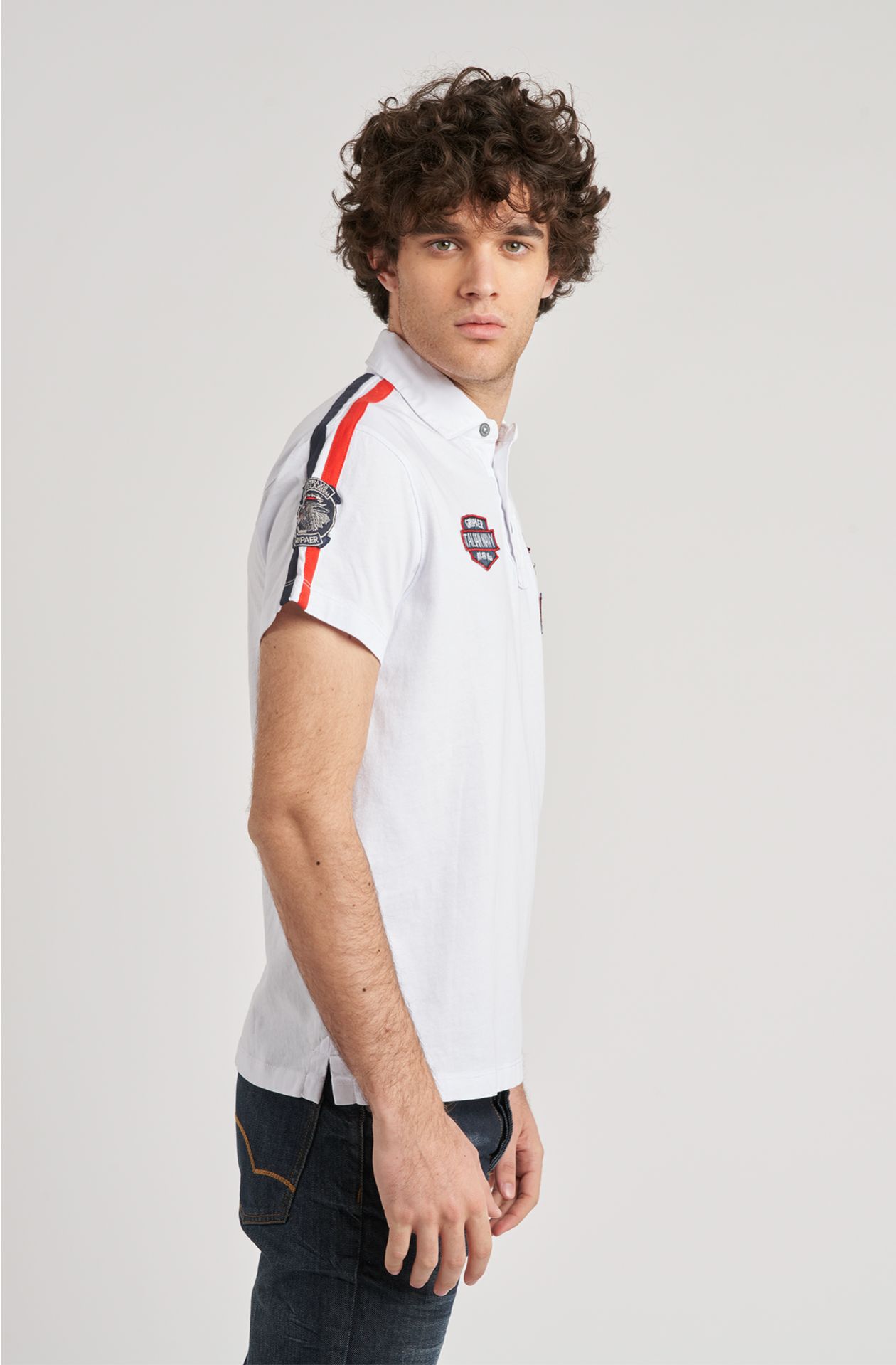 Polo da uomo Grupaer in jersey