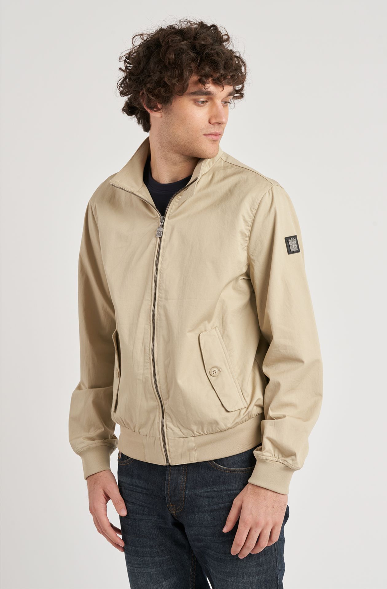 Giubbotto da uomo modello barracuda in cotone