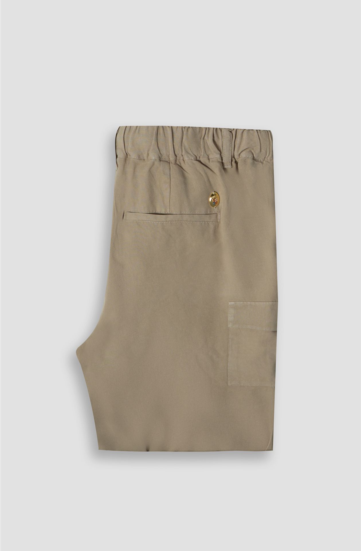 Women's cargo linen trousers
