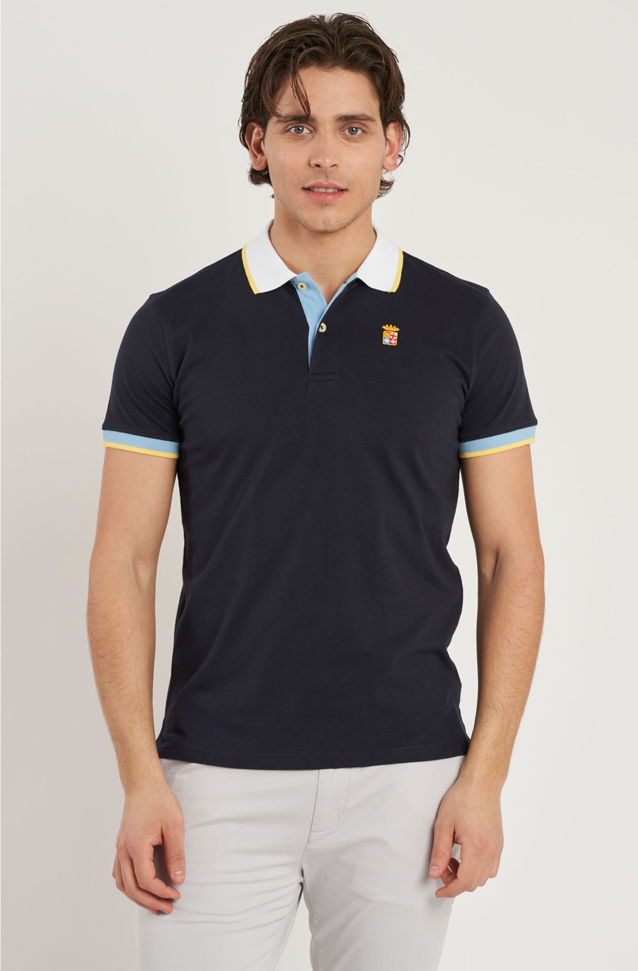 Polo da uomo in cotone jersey