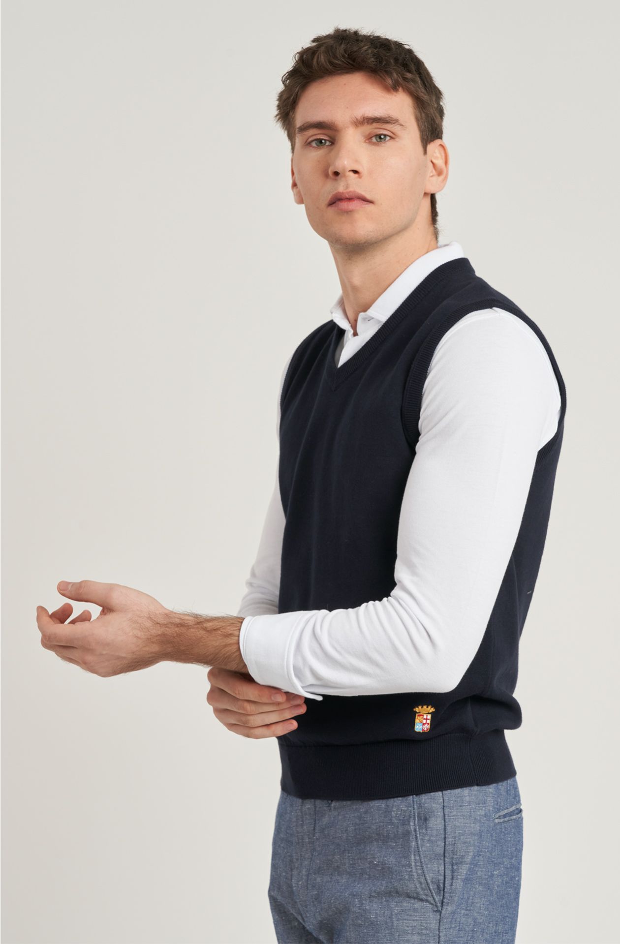 Gilet da uomo in cotone