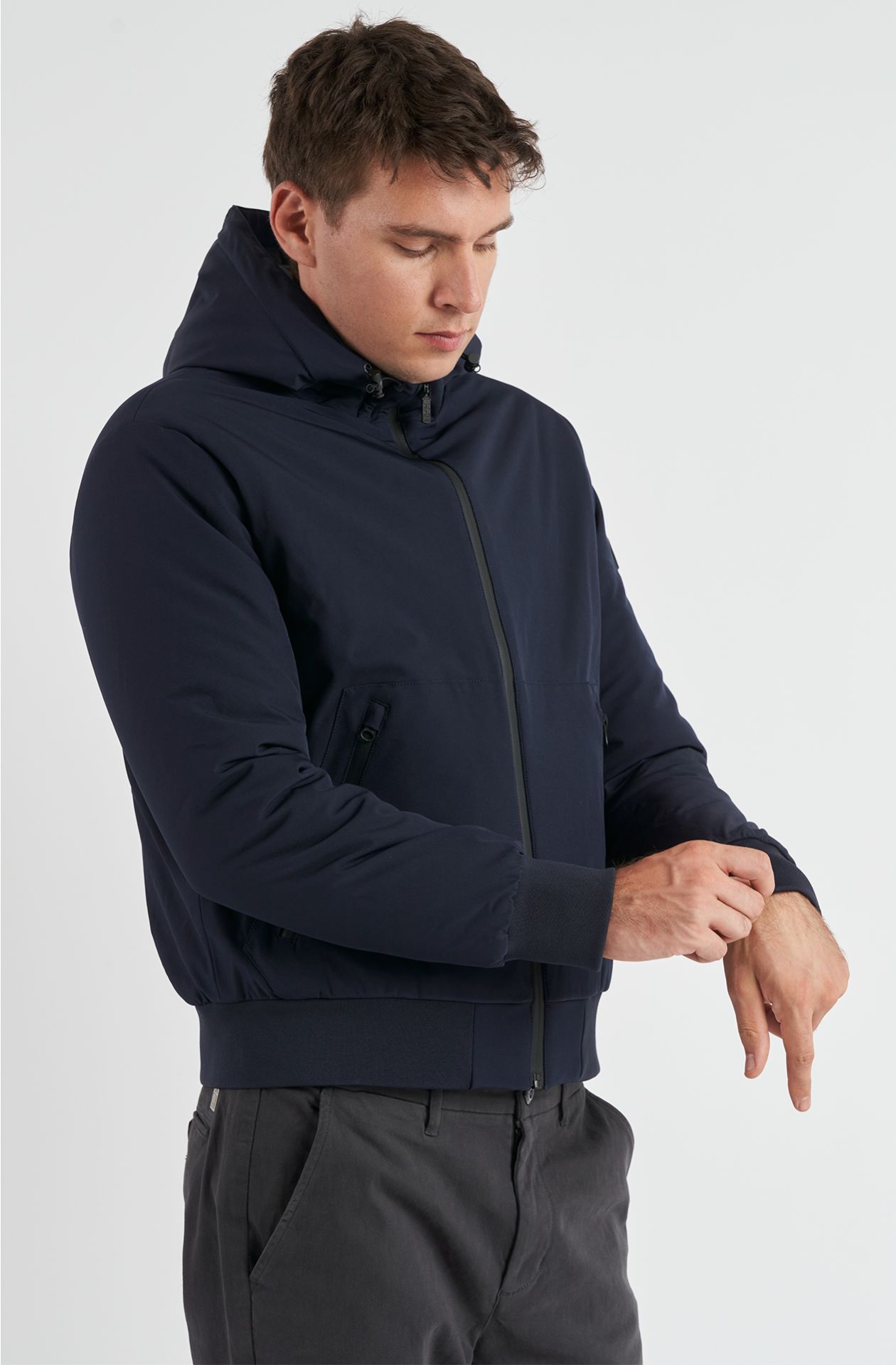 Giaccone da uomo in softshell