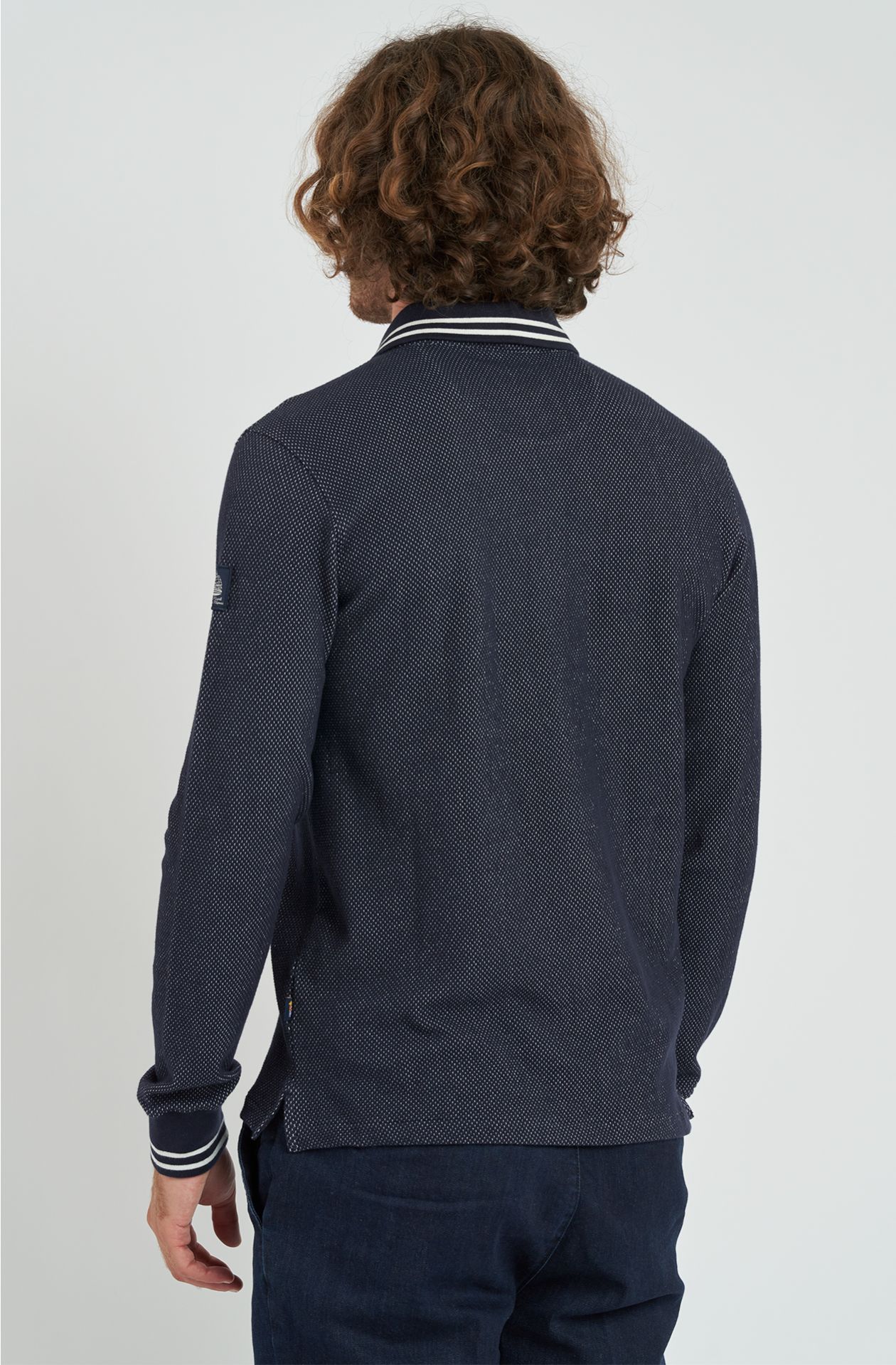 Polo da uomo Amerigo Vespucci in cotone elasticizzato