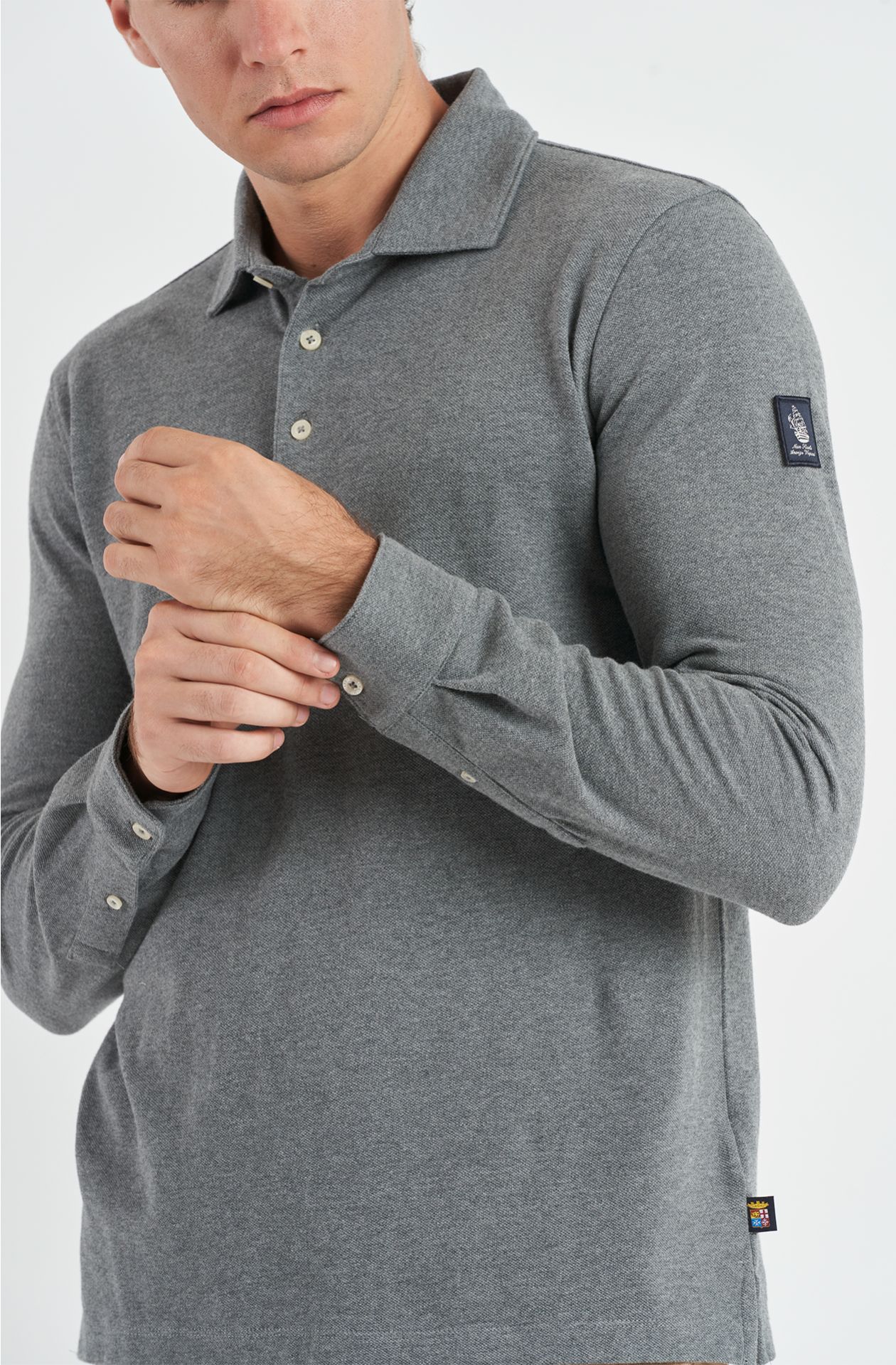 Polo da uomo Amerigo Vespucci in cotone piquet