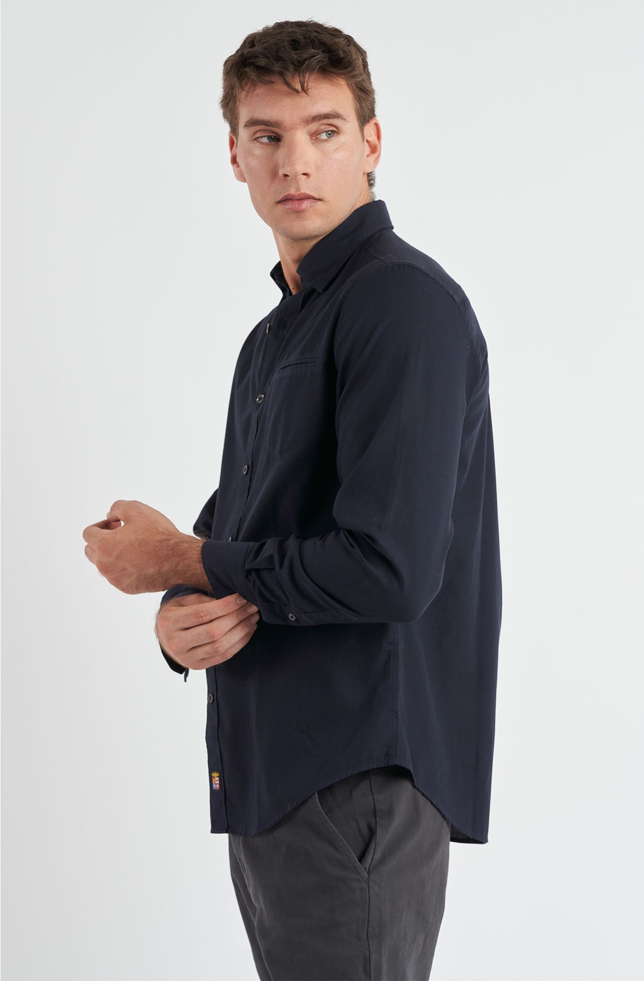 Camicia da uomo in cotone