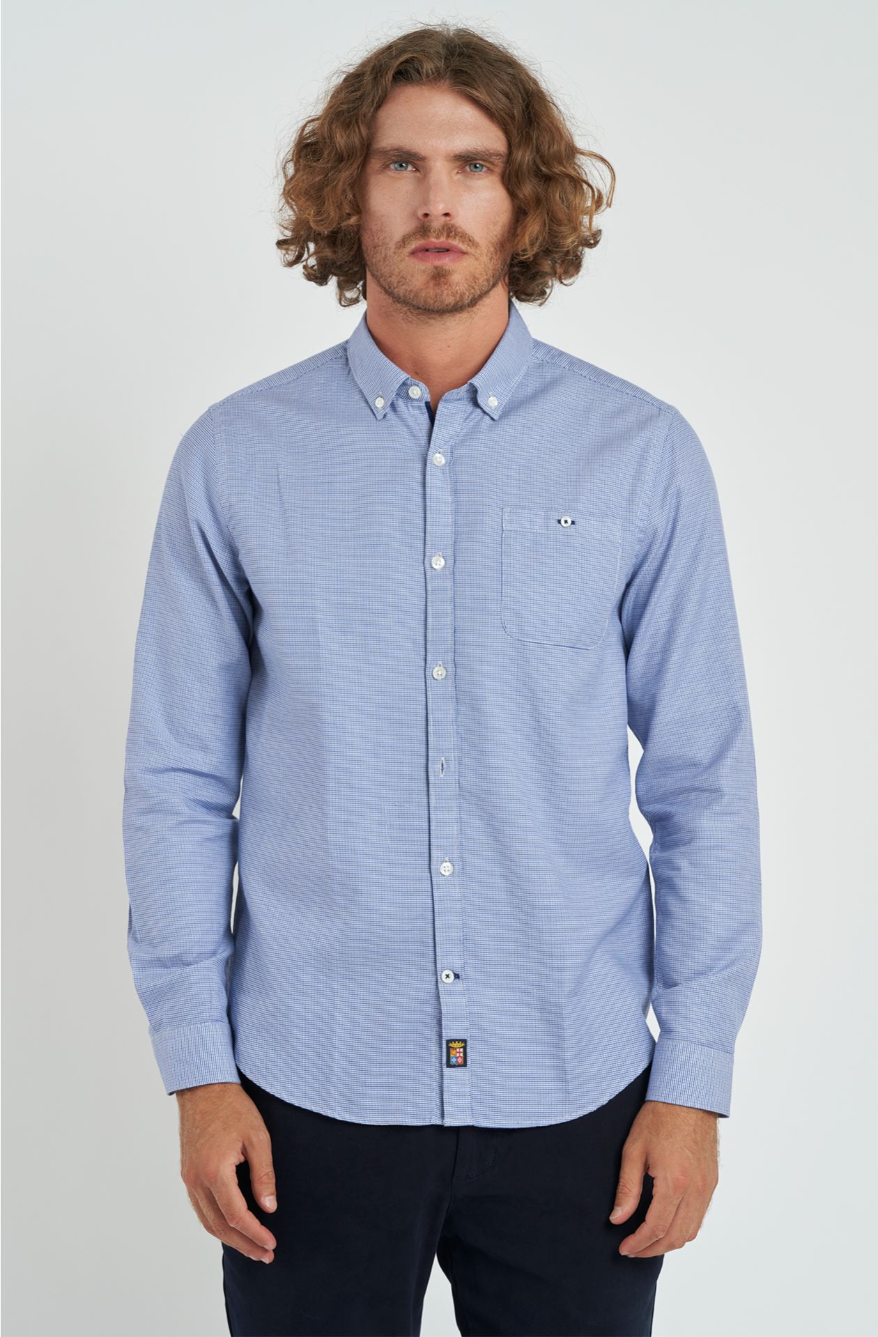 Camicia da uomo in cotone
