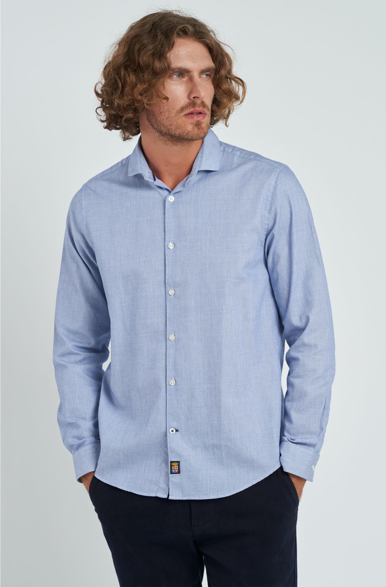 Camicia da uomo in cotone