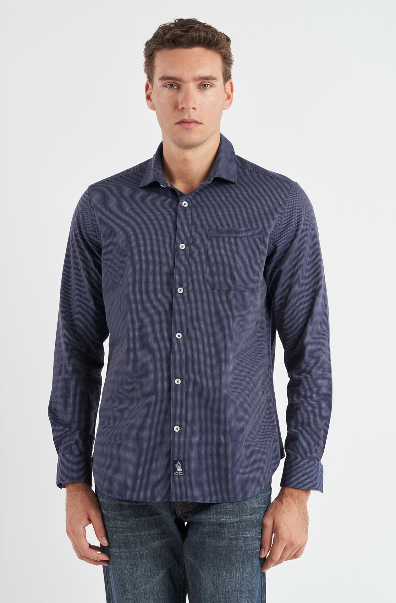 Camicia da uomo Amerigo Vespucci in cotone