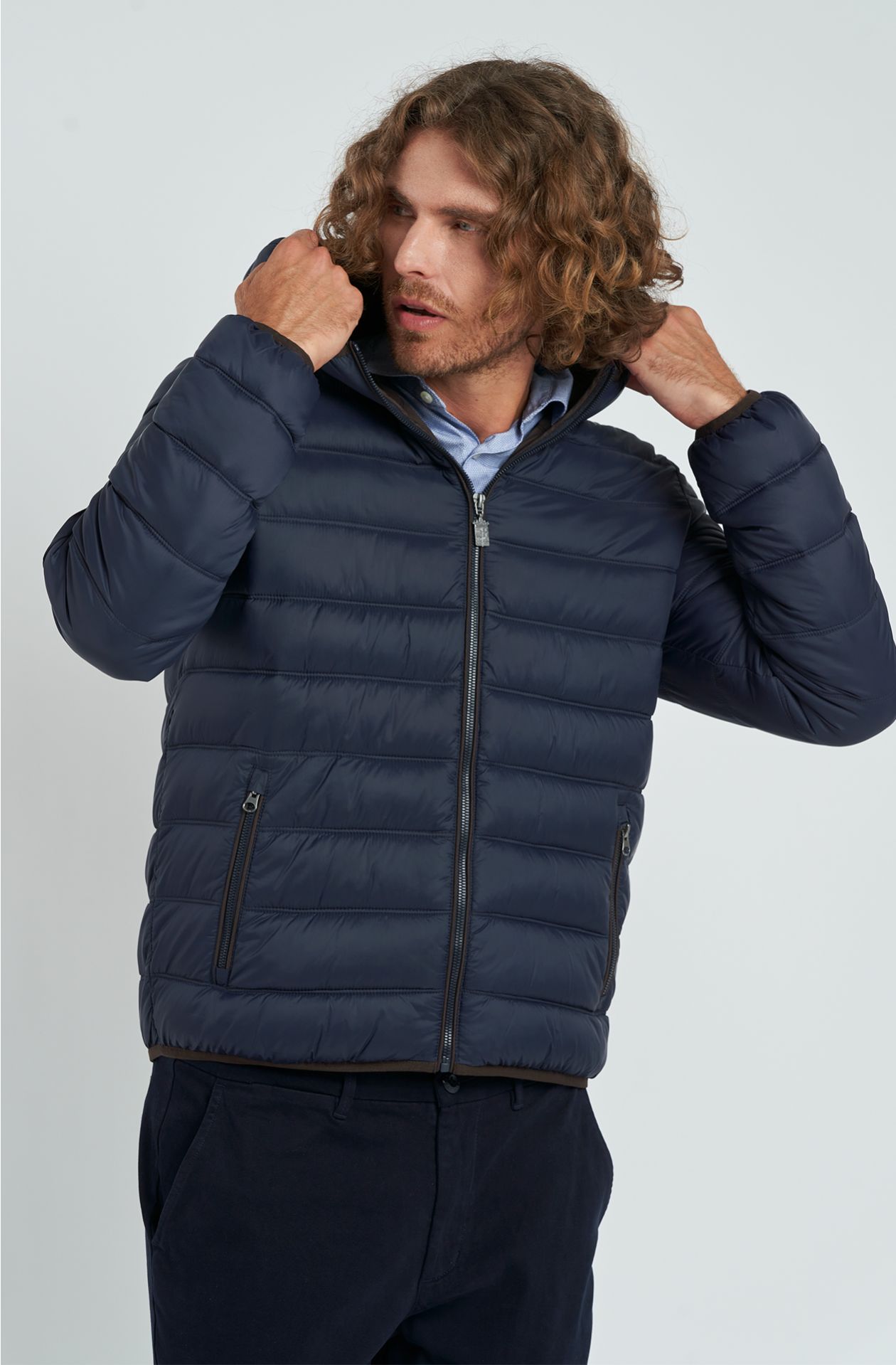 Piumino da uomo in nylon