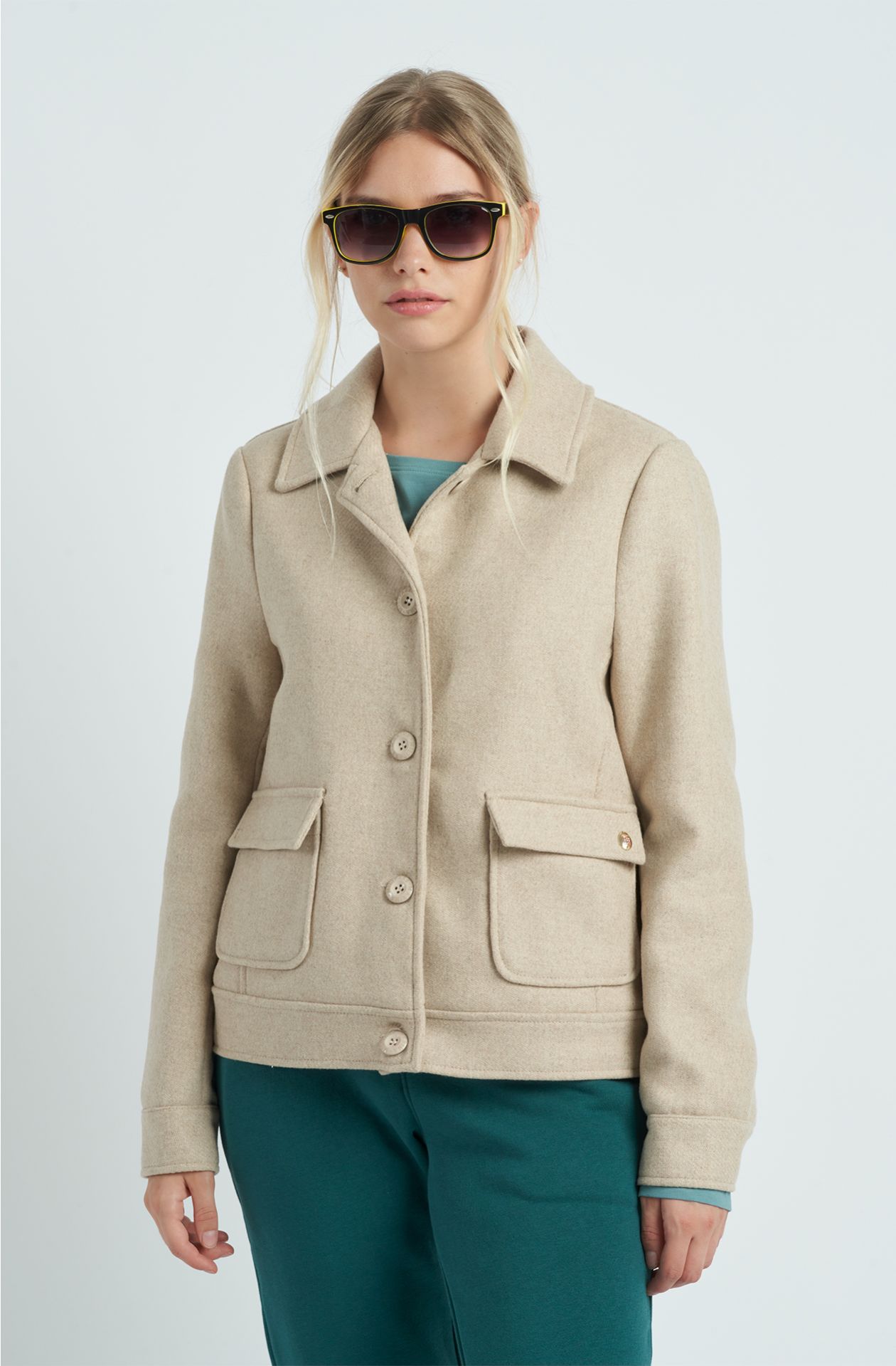 Giaccone da donna in lana