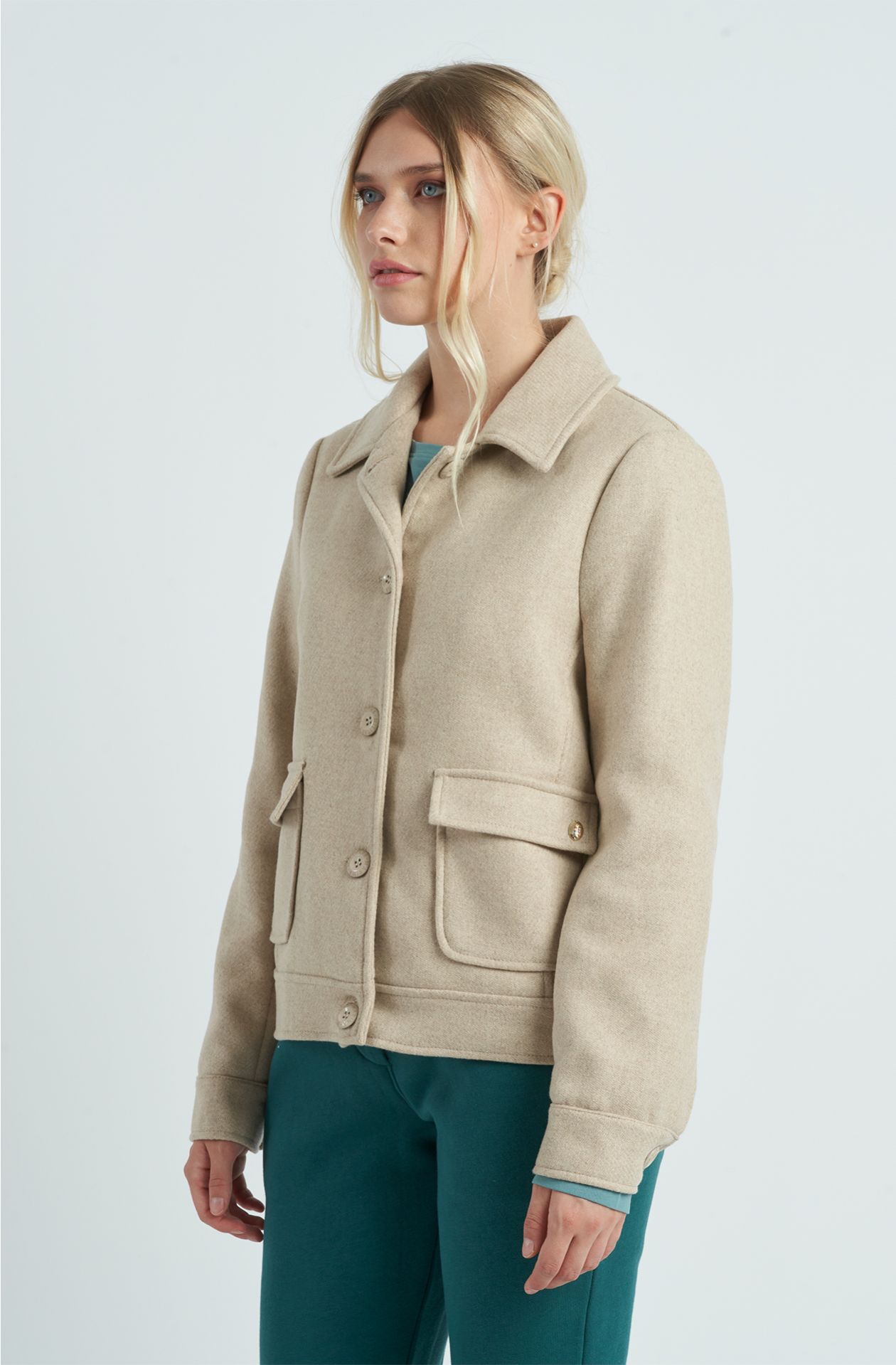 Giaccone da donna in lana