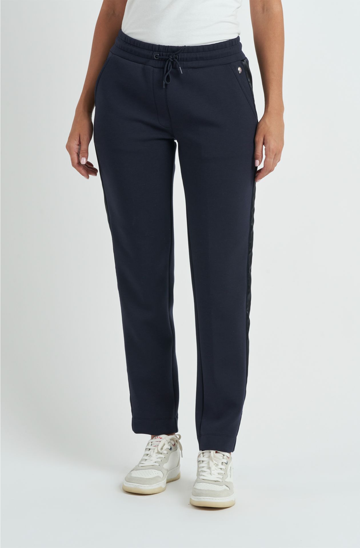 Jogger da donna in tessuto interlock