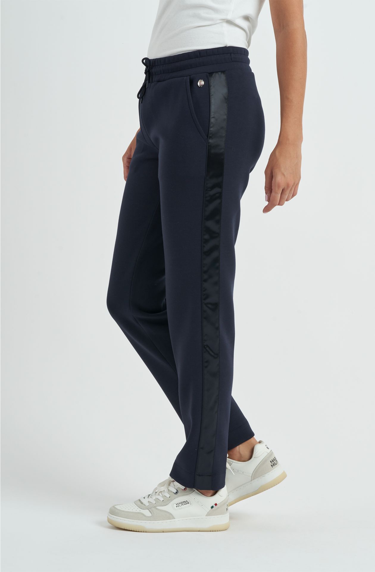 Jogger da donna in tessuto interlock