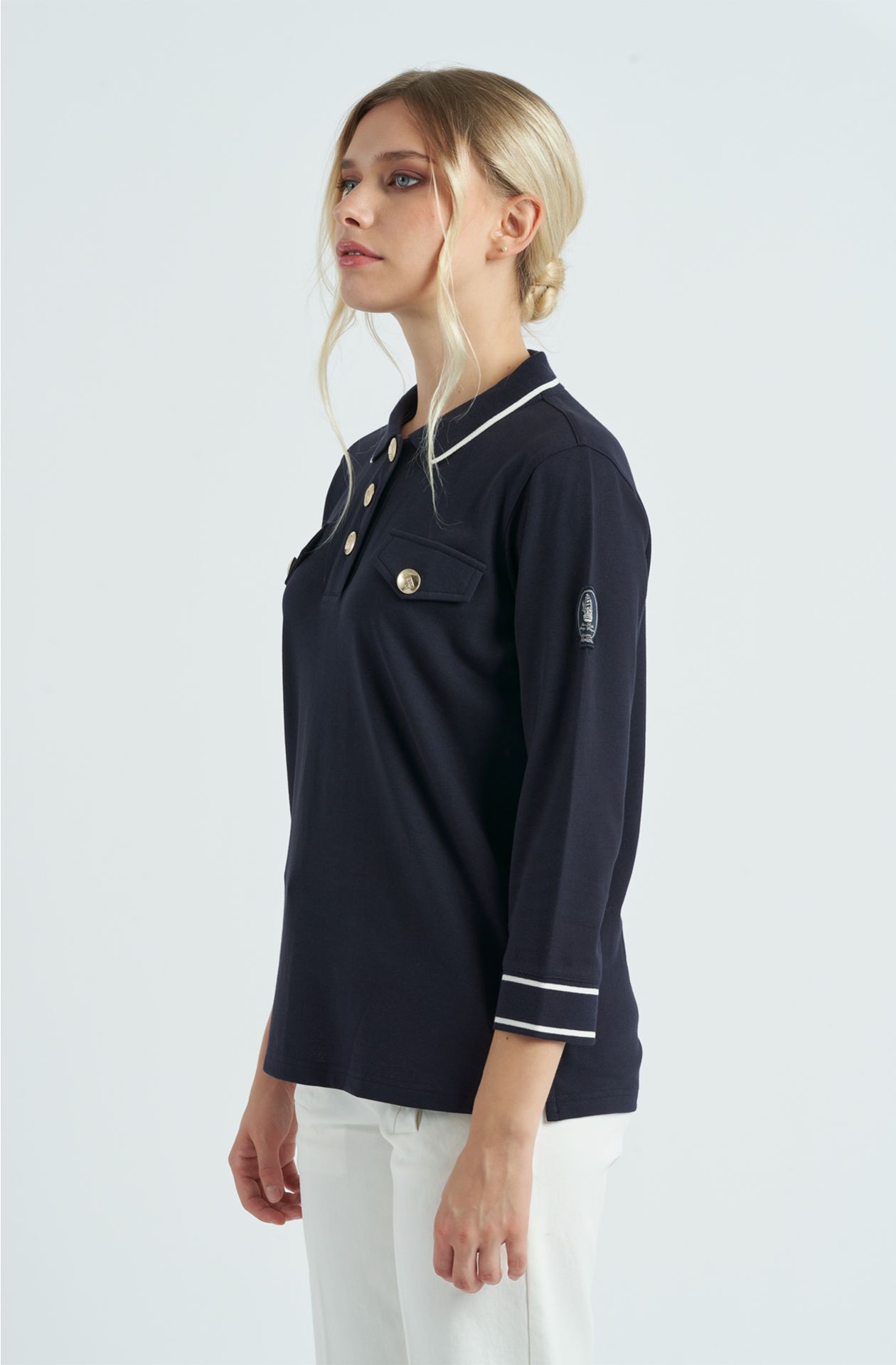Polo da donna Amerigo Vespucci in cotone