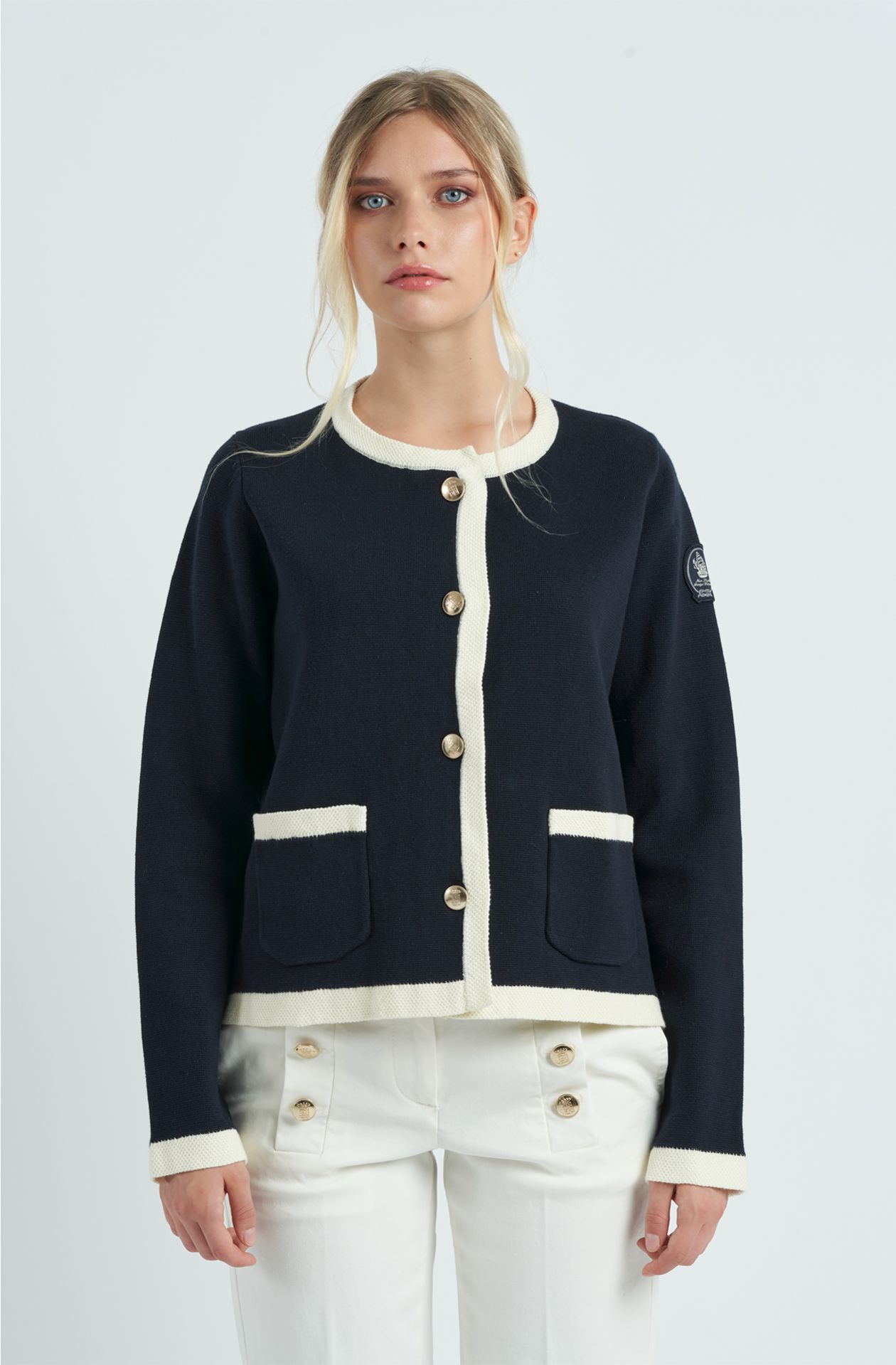 Amerigo Vespucci women's cardigan in warm cotton