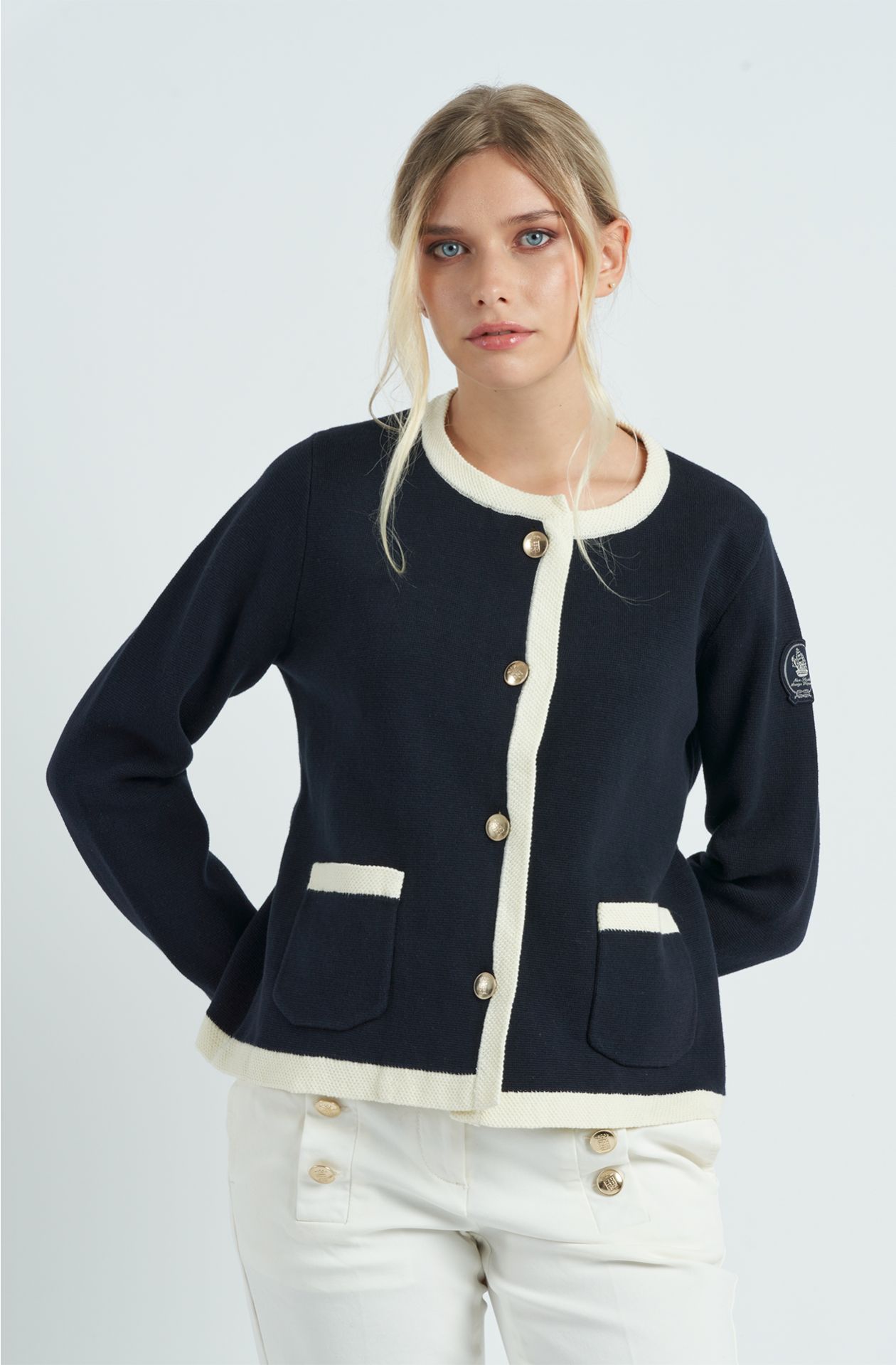 Amerigo Vespucci women's cardigan in warm cotton
