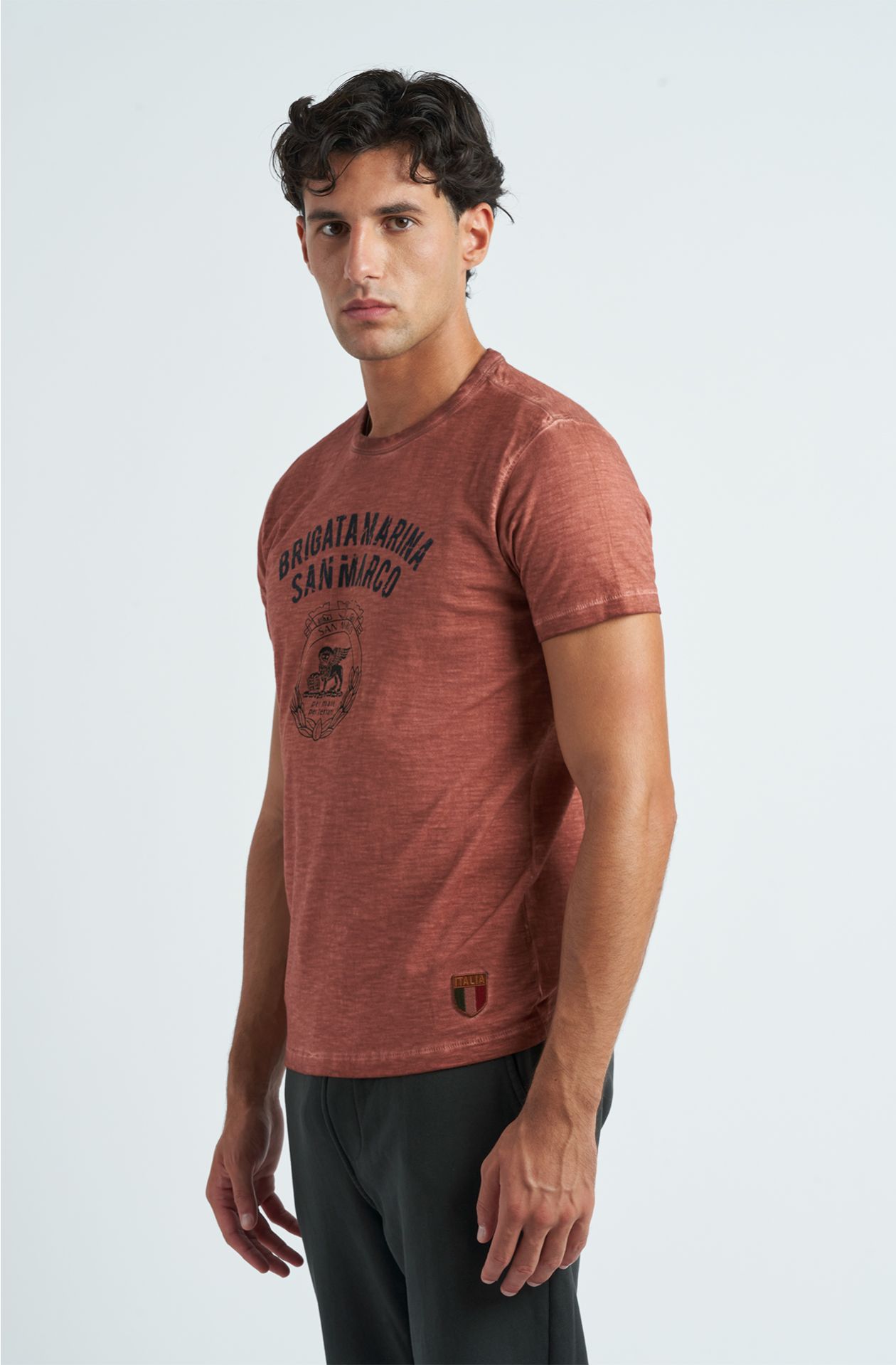 T-shirt da uomo Brigata Marina San Marco in cotone