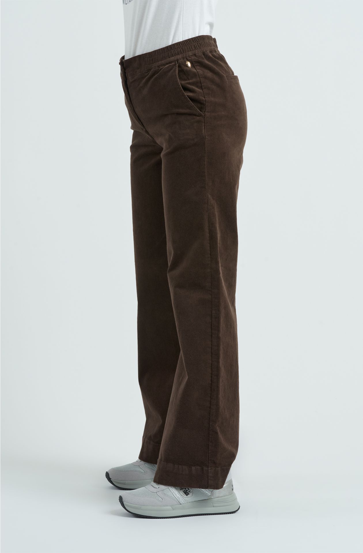 Pantalone da donna in velluto