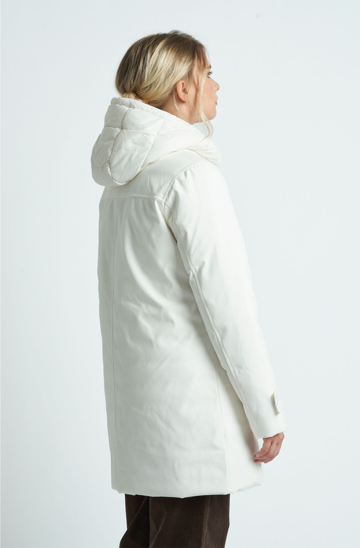 Giaccone da donna in Softshell con cappuccio