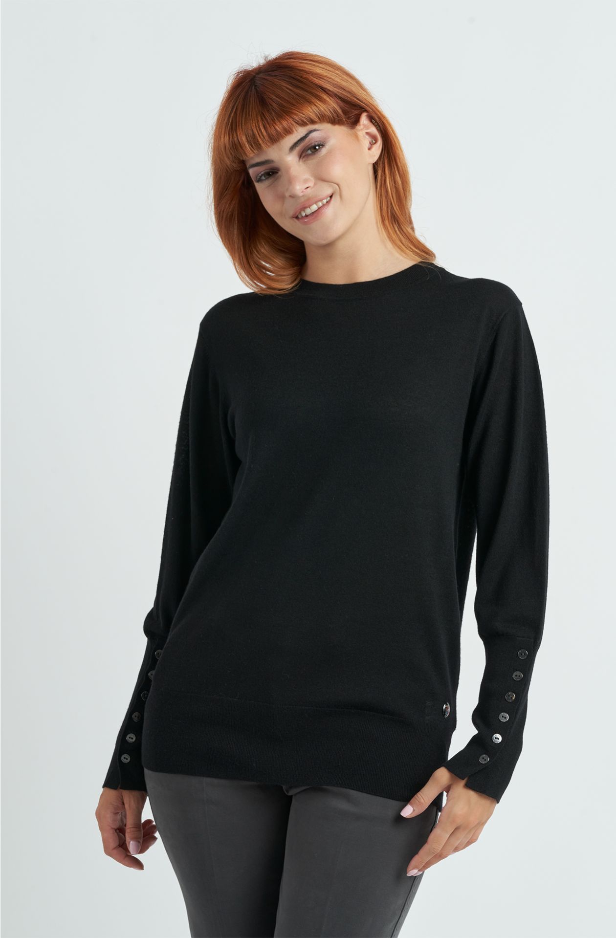 Maglia da donna in misto lana