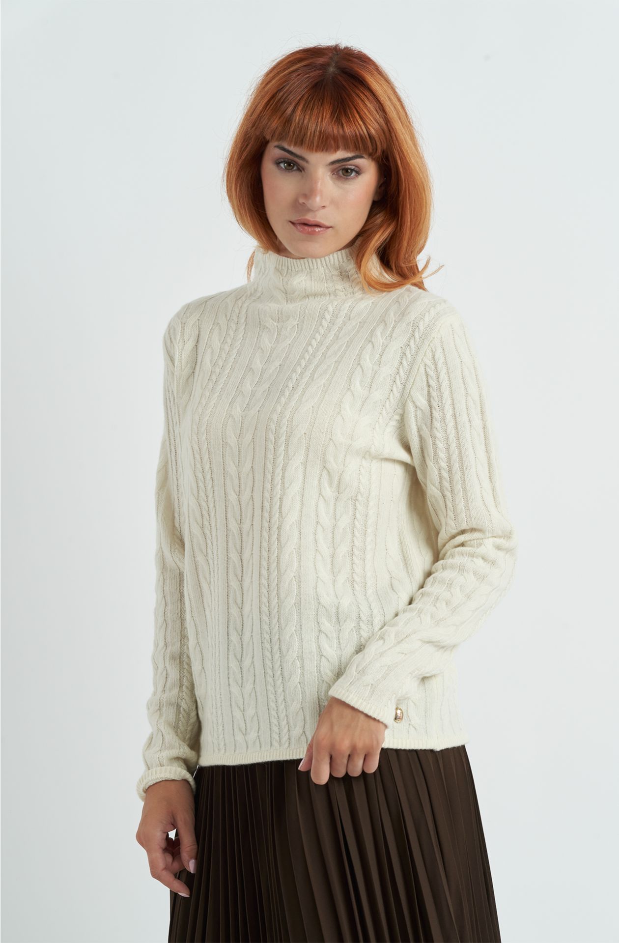 Maglia da donna in misto lana