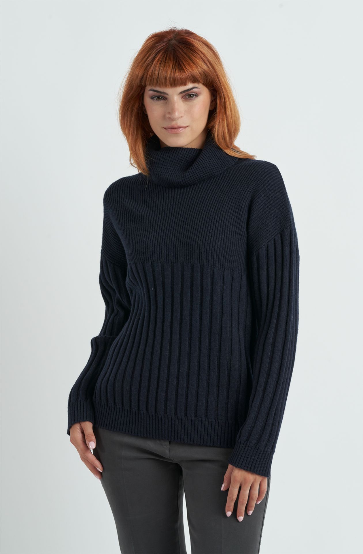 Women's Wool Blend Knit Top