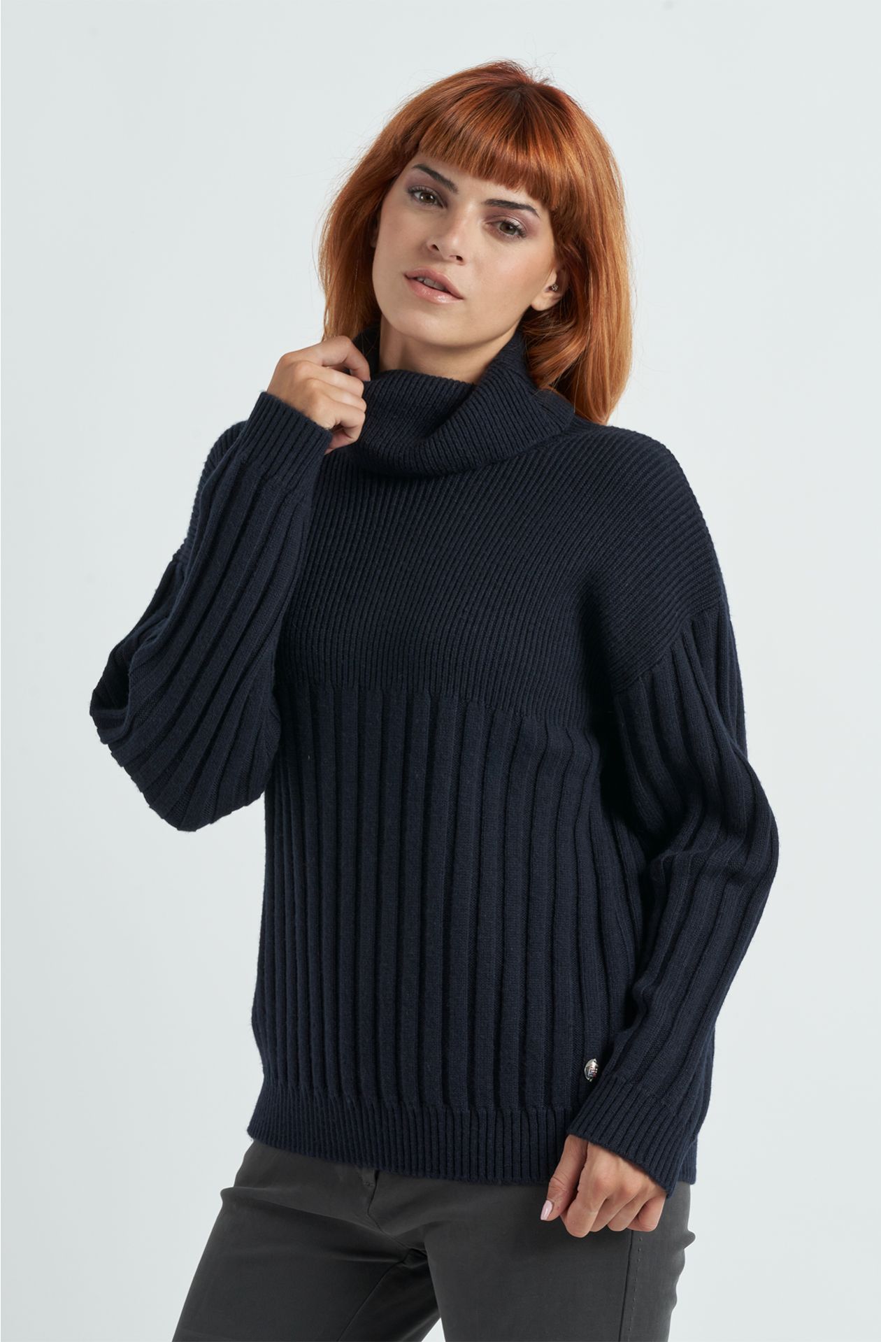 Women's Wool Blend Knit Top
